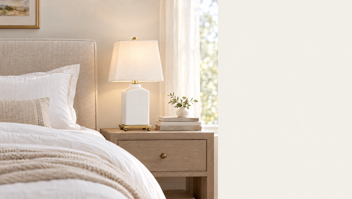 Table Lamps in a styled room