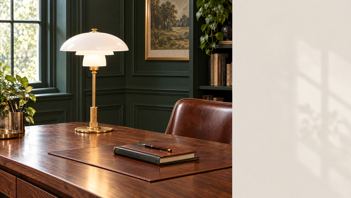 Desk Lamps in a styled room
