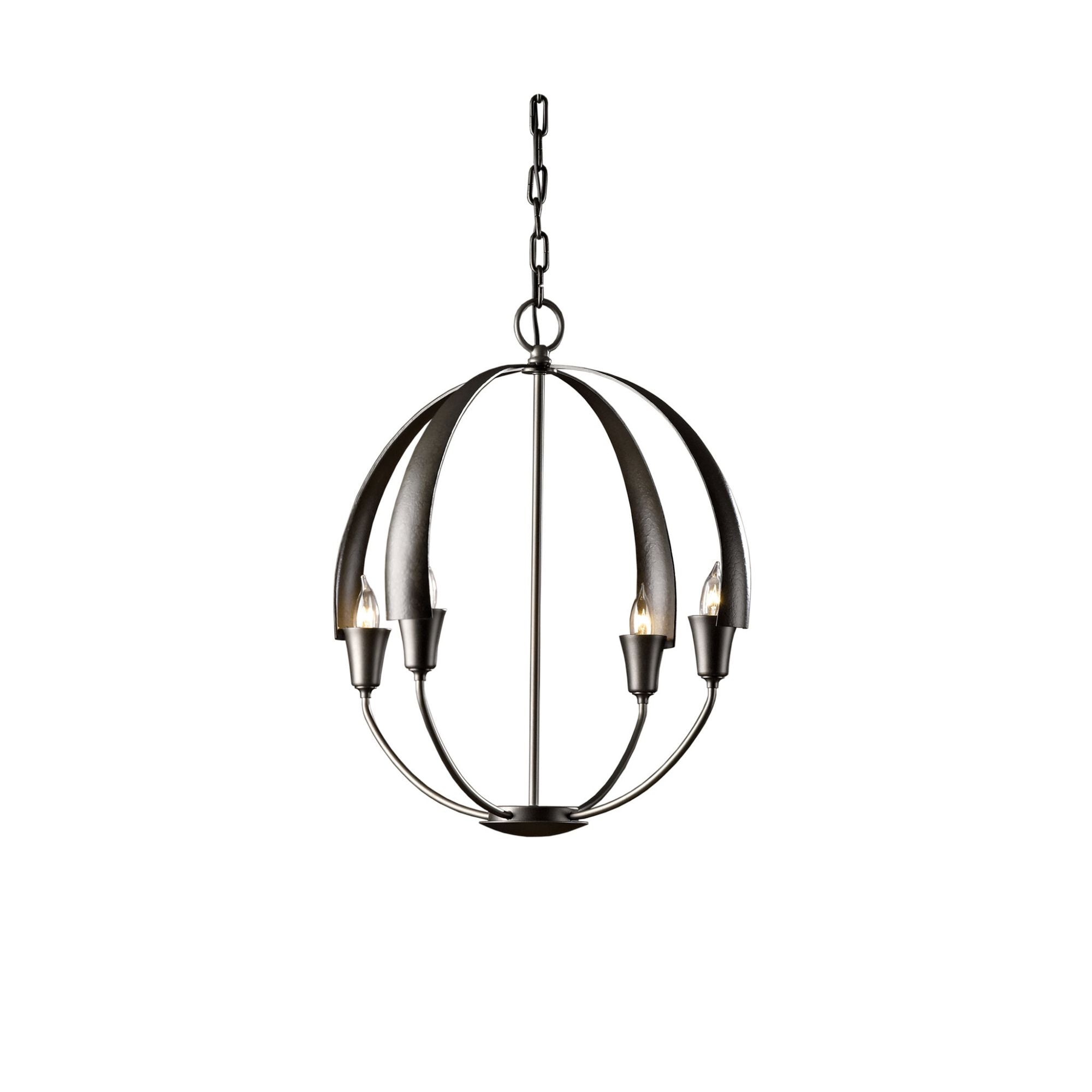 Cirque Small Chandelier 4-Light in Dark Smoke