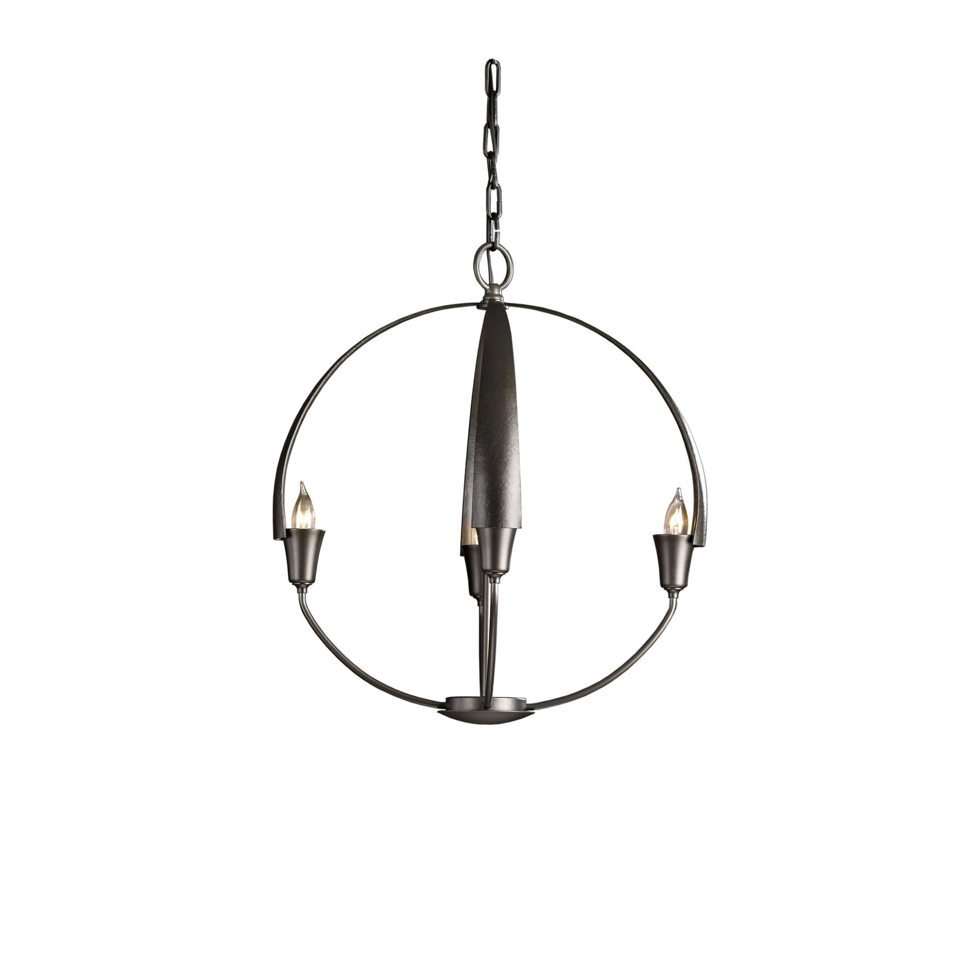 Cirque Small Chandelier 4-Light in Dark Smoke