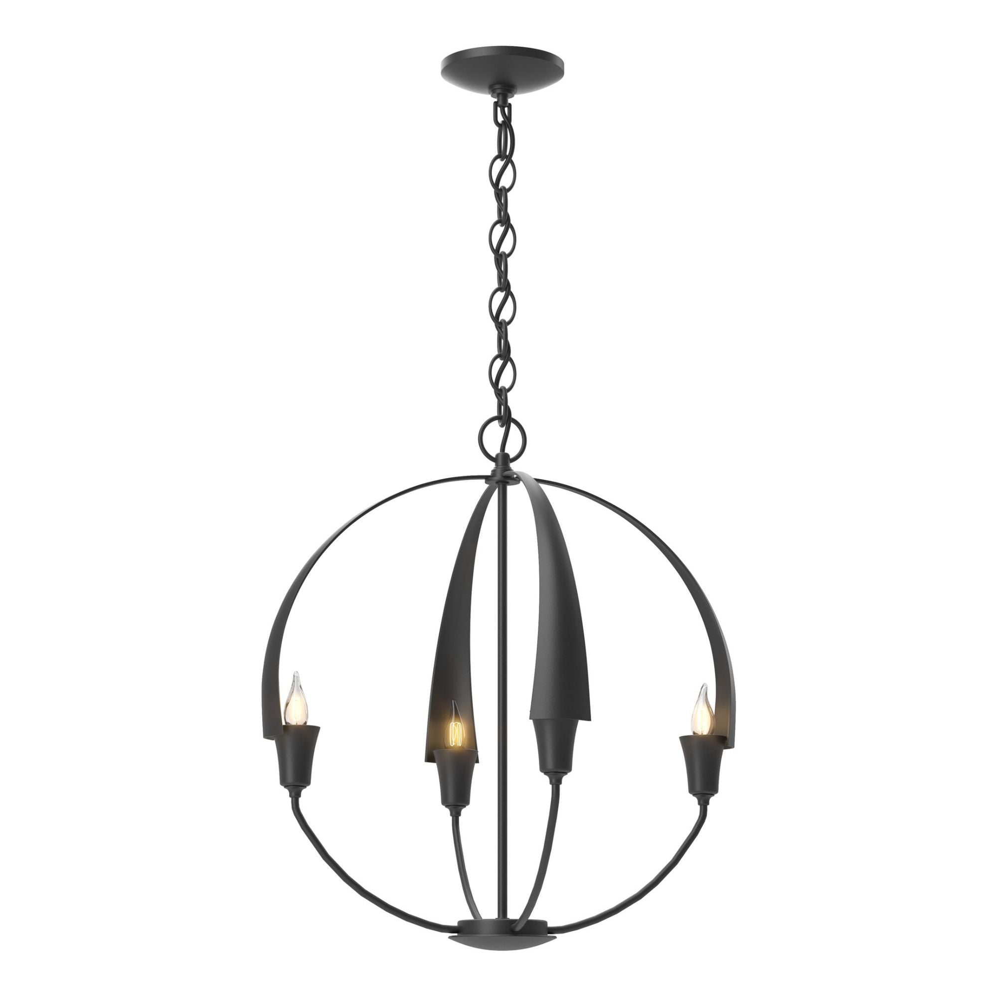 Cirque Small Chandelier 4-Light in Black