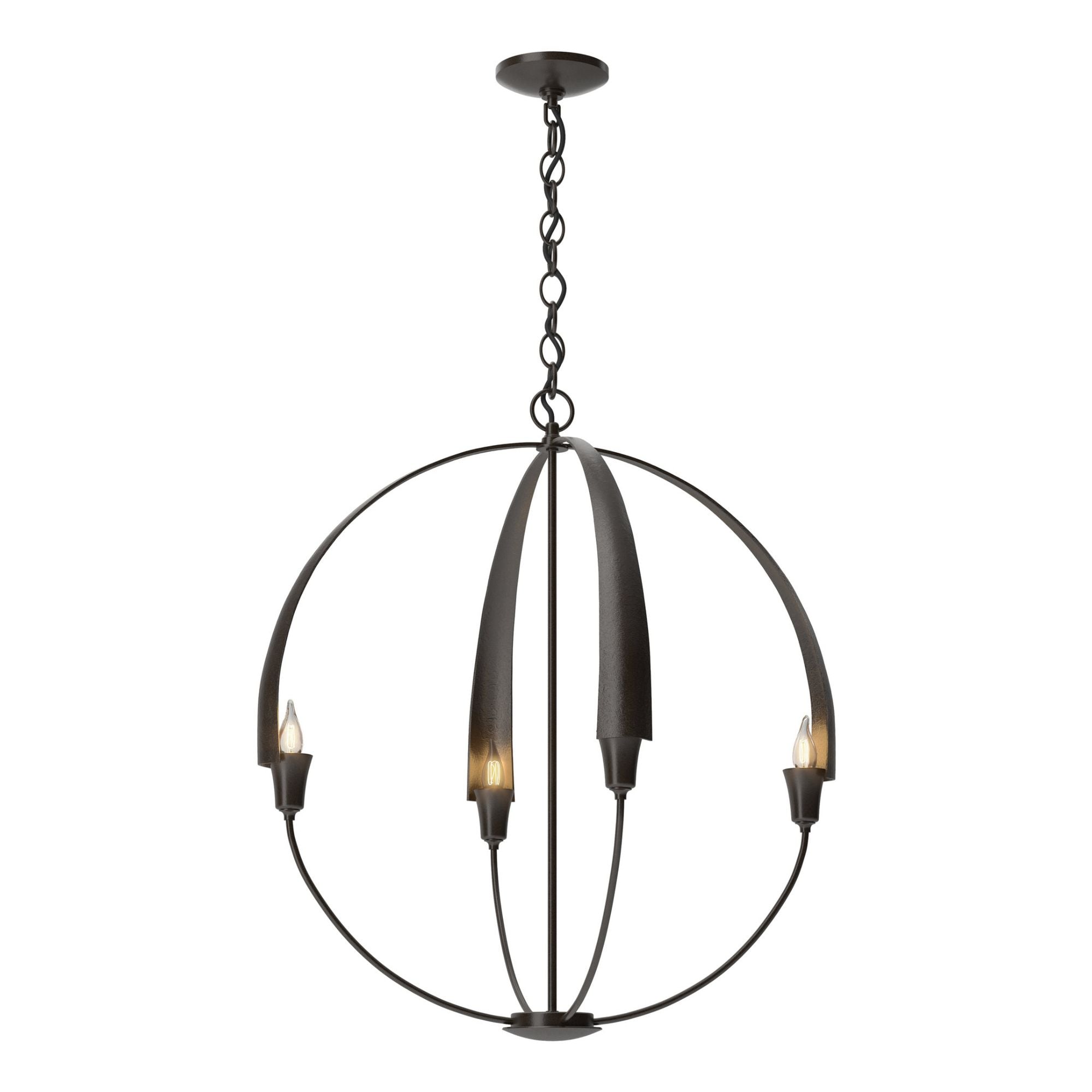Cirque Large Chandelier 4-Light in Oil Rubbed Bronze