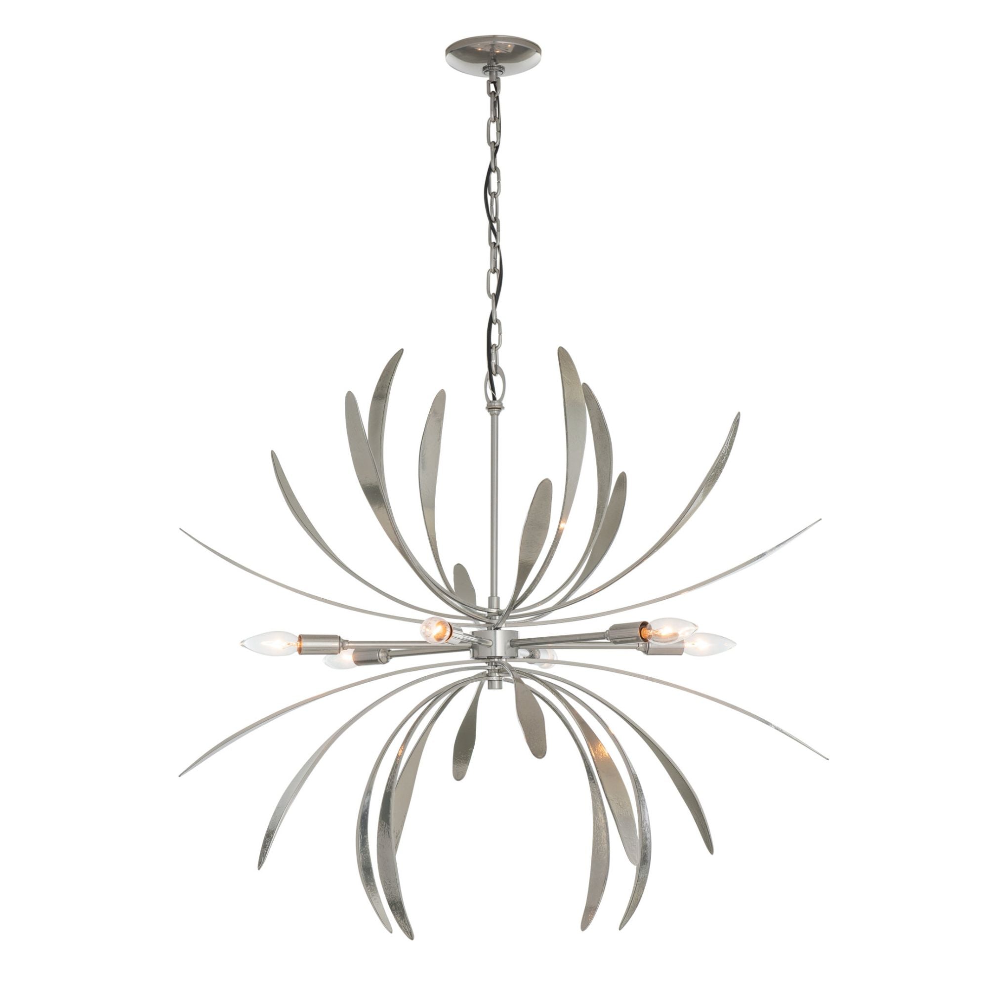 Dahlia Chandelier 6-Light in Sterling