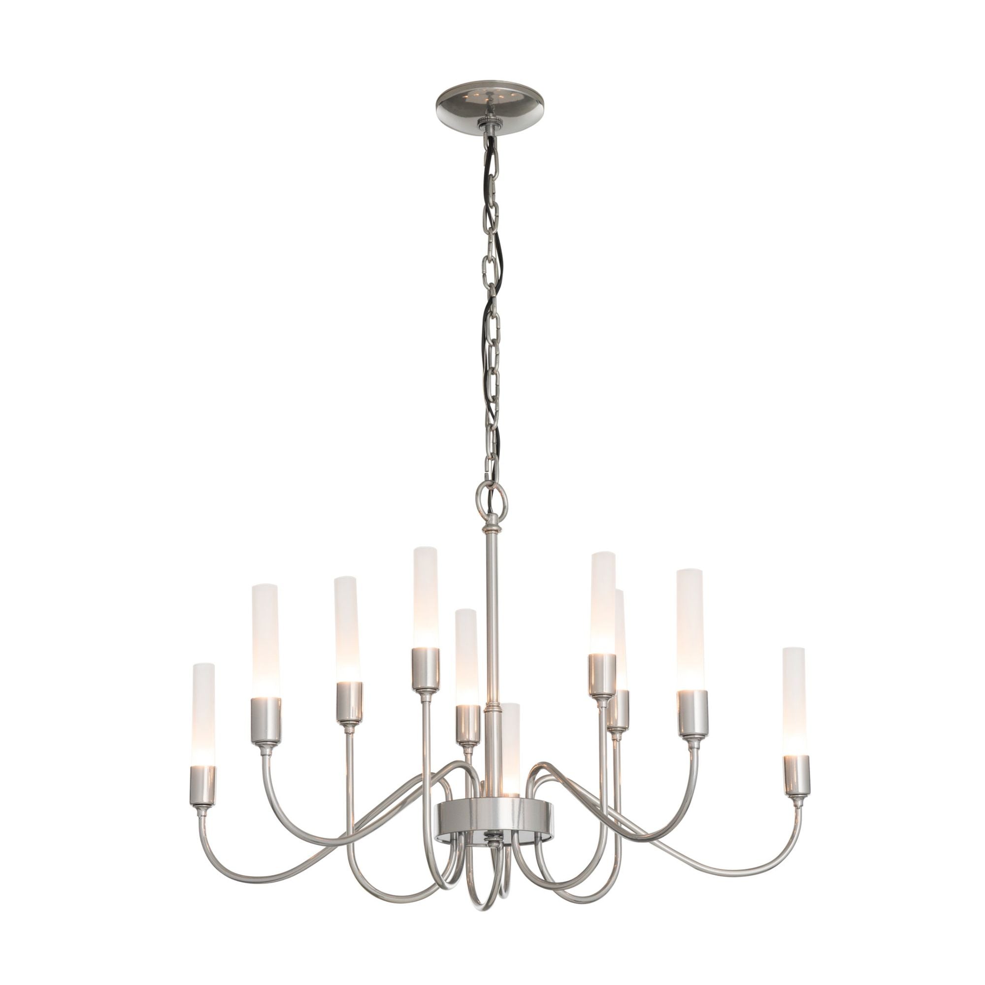 Lisse 10 Arm Chandelier 10-Light in Sterling