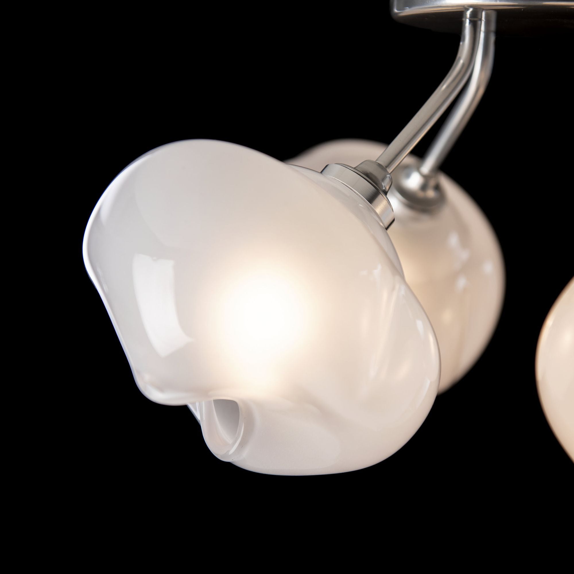Ume 4-Light Semi-Flush 4-Light Frosted Glass (FD) in Sterling