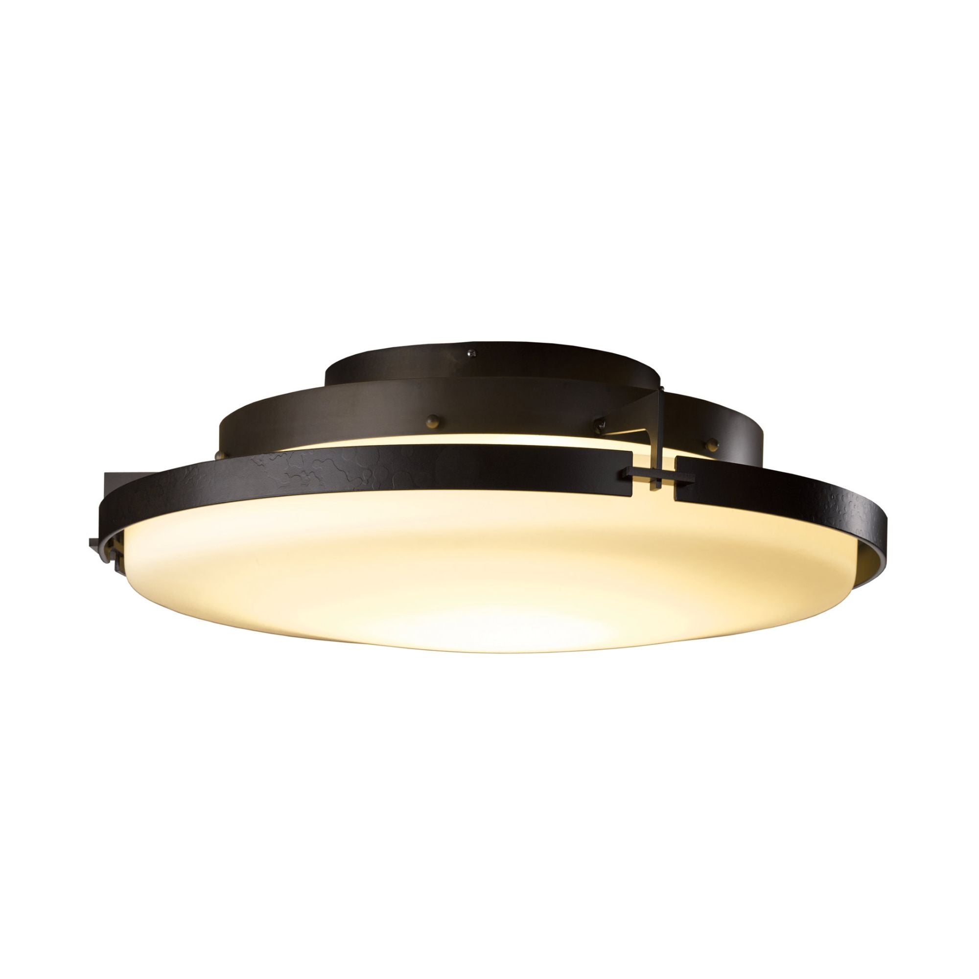 Metra LED Flush Mount LED Opal Glass (GG) in Dark Smoke