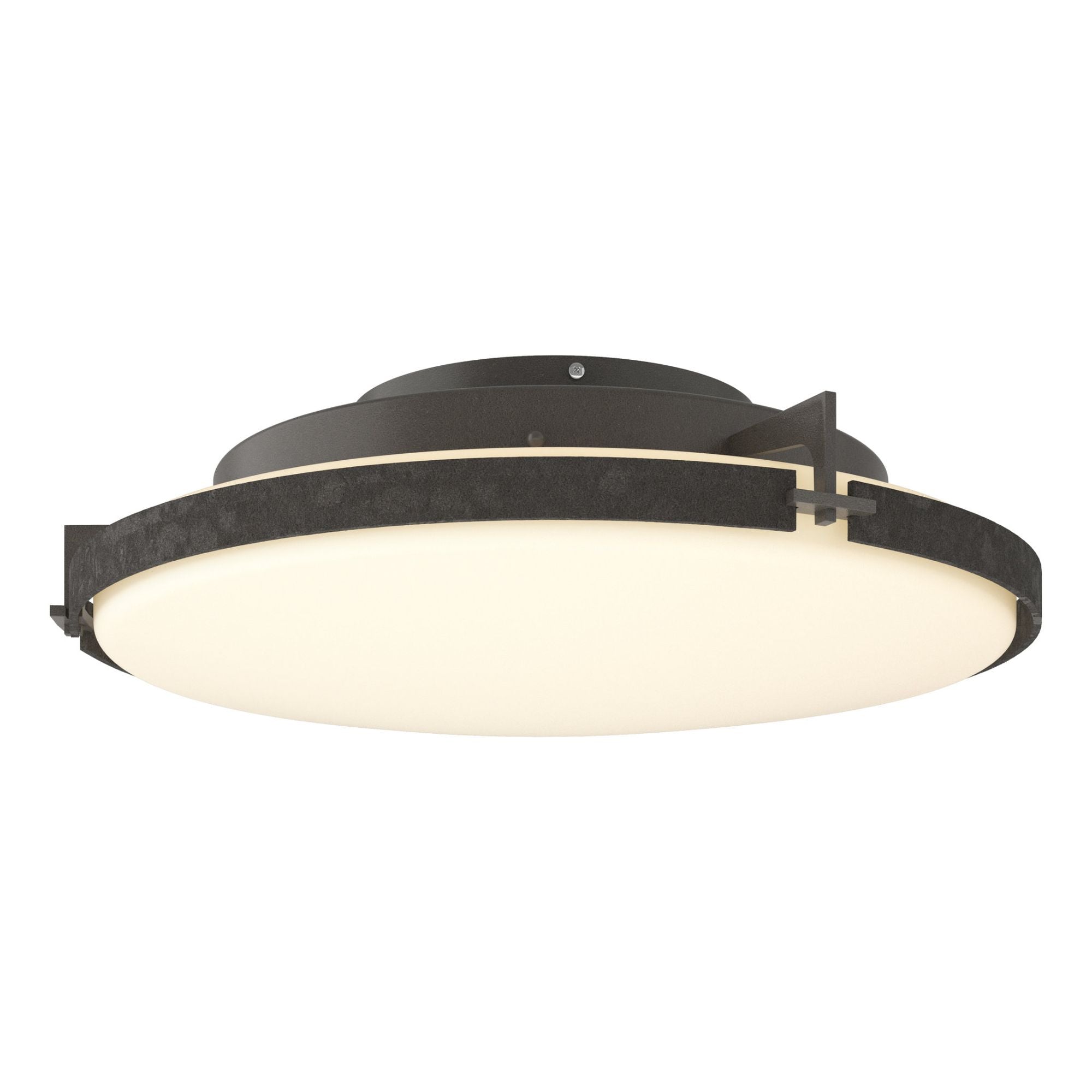 Metra LED Flush Mount LED Opal Glass (GG) in Dark Smoke