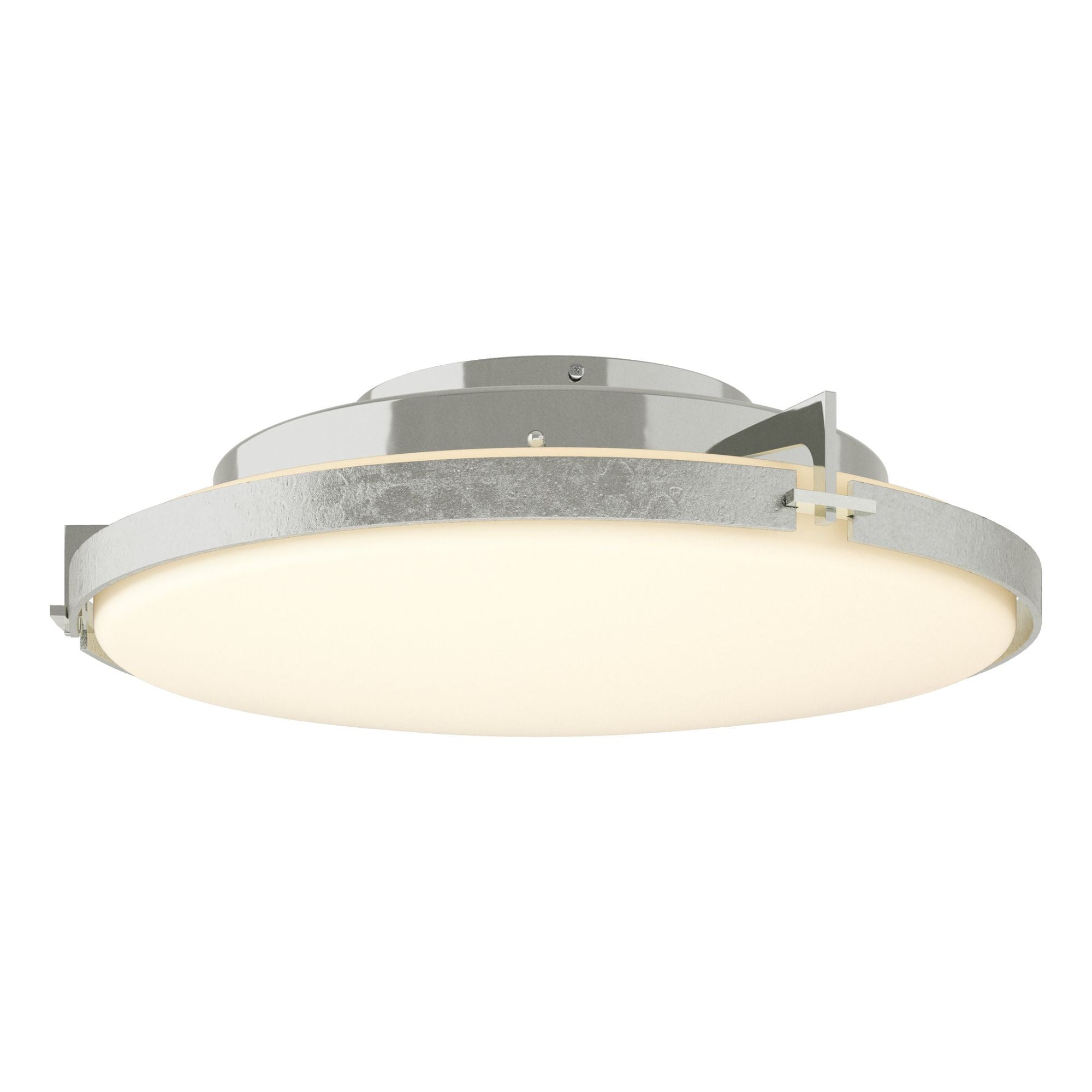 Metra LED Flush Mount LED Opal Glass (GG) in Sterling