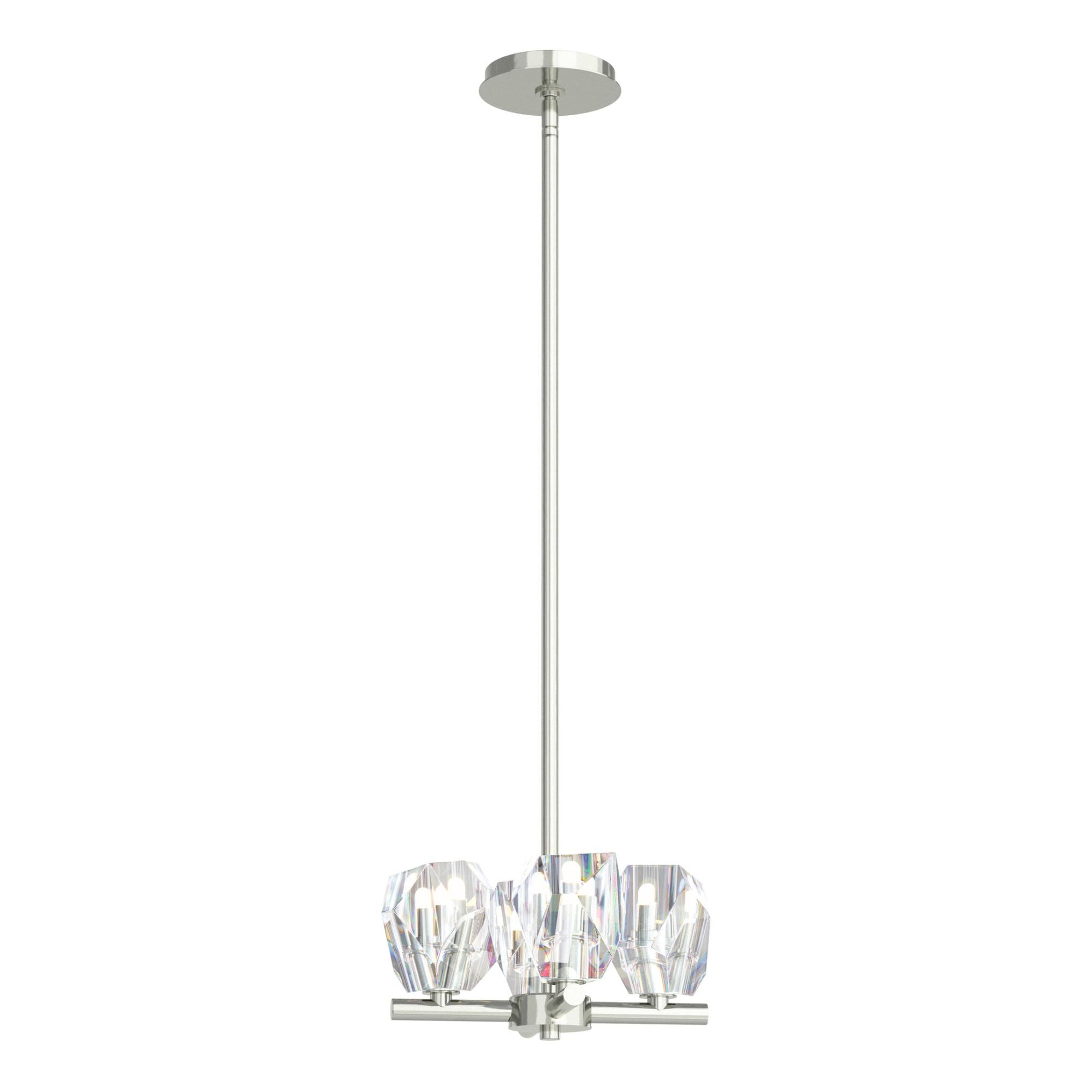Gatsby 4-Light Semi-Flush/Pendant 4-Light Crystal in Sterling