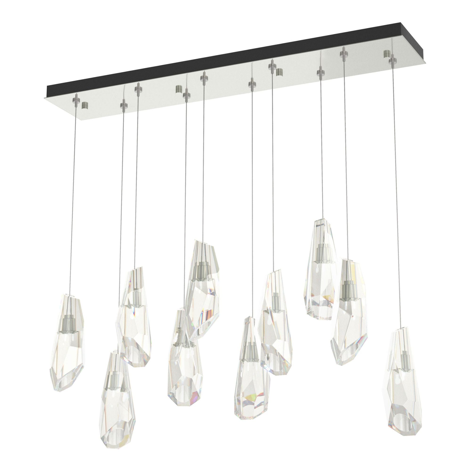 Luma 10-Light Large Crystal Pendant 10-Light Crystal in Sterling
