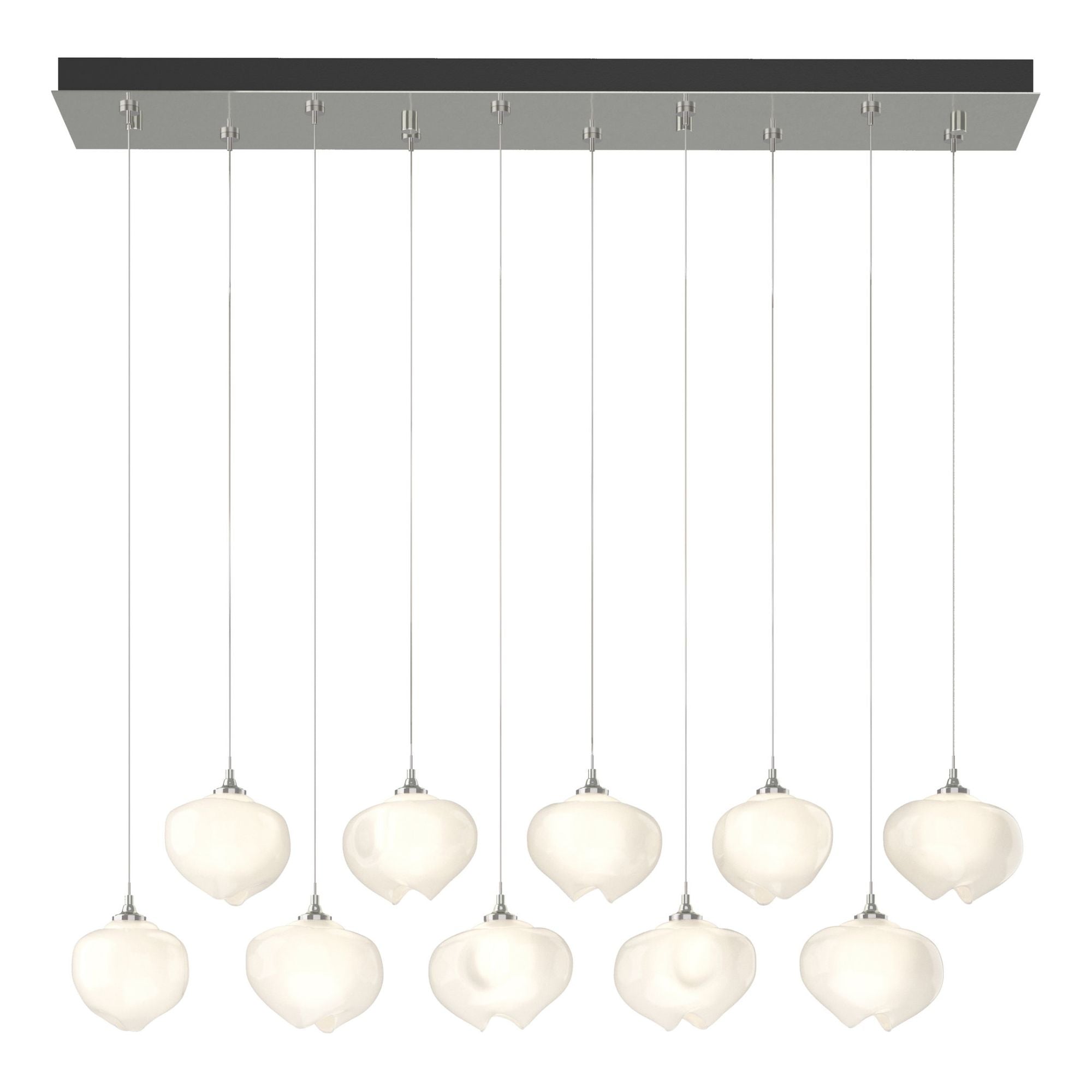 Ume 10-Light Pendant 10-Light Frosted Glass (FD) in Sterling
