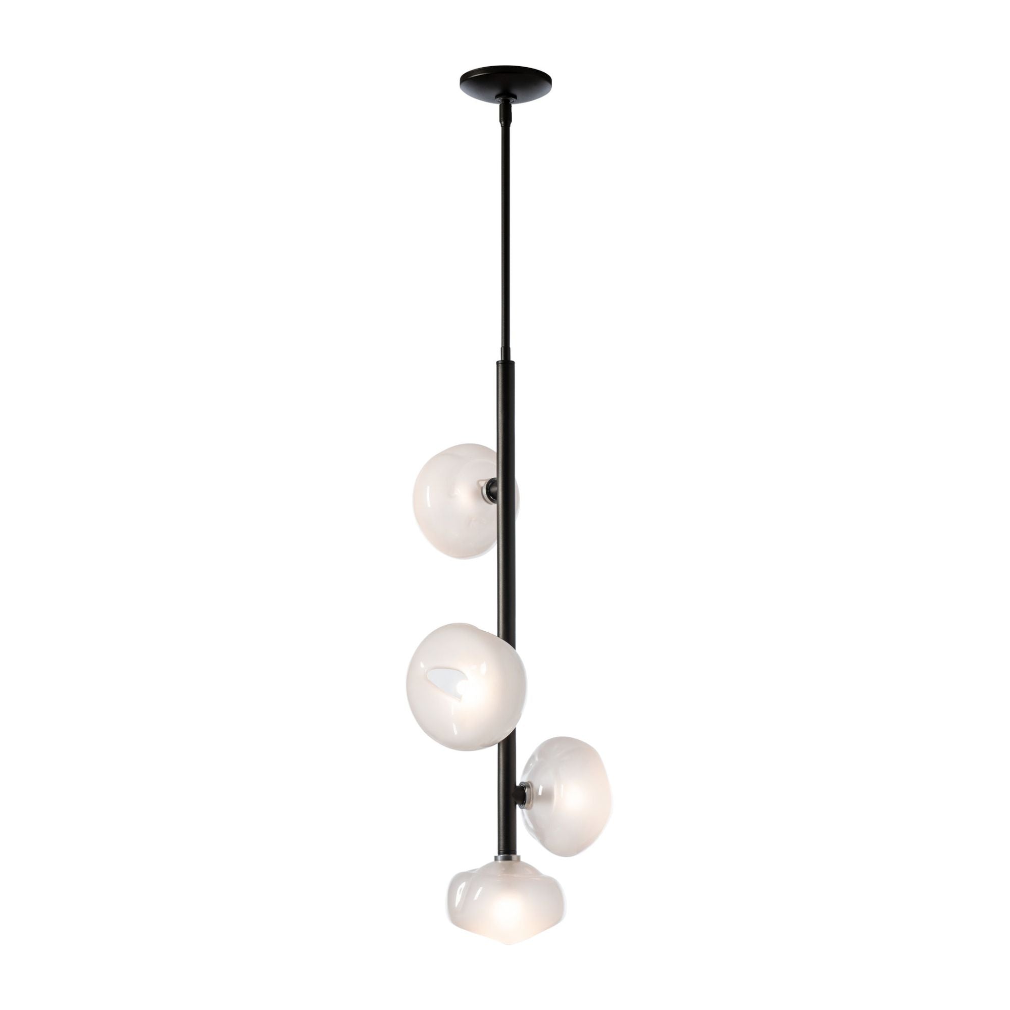 Ume Vertical Pendant 4-Light Frosted Glass (FD) in Oil Rubbed Bronze
