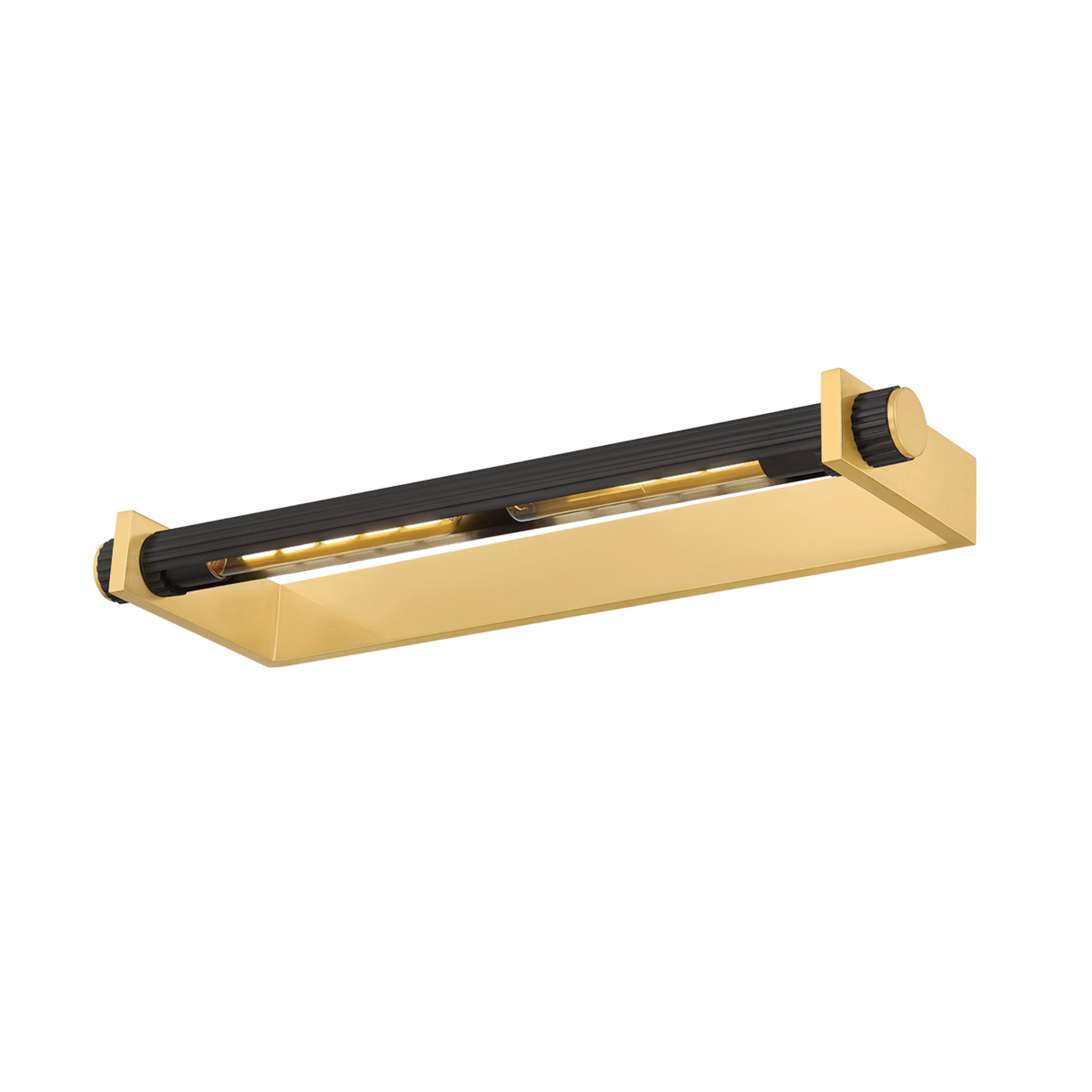 Judd 2-Light Picture Light in Aged Brass 26.5W x 2.5H (1327-AGB/DB)