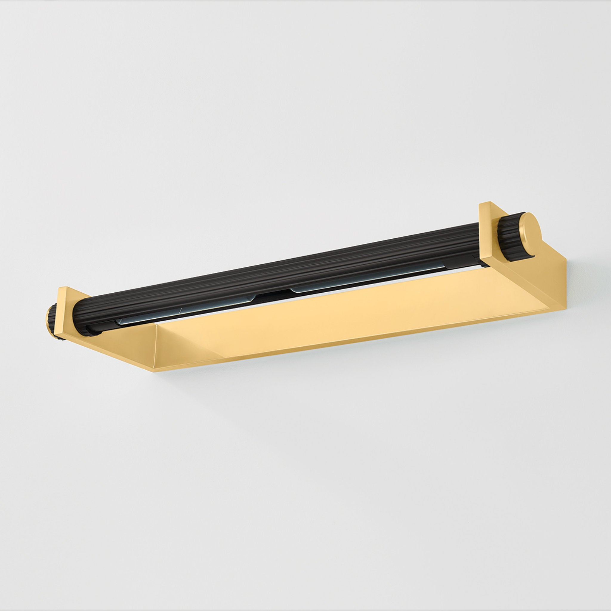 Judd 2-Light Picture Light in Aged Brass 26.5W x 2.5H (1327-AGB/DB)