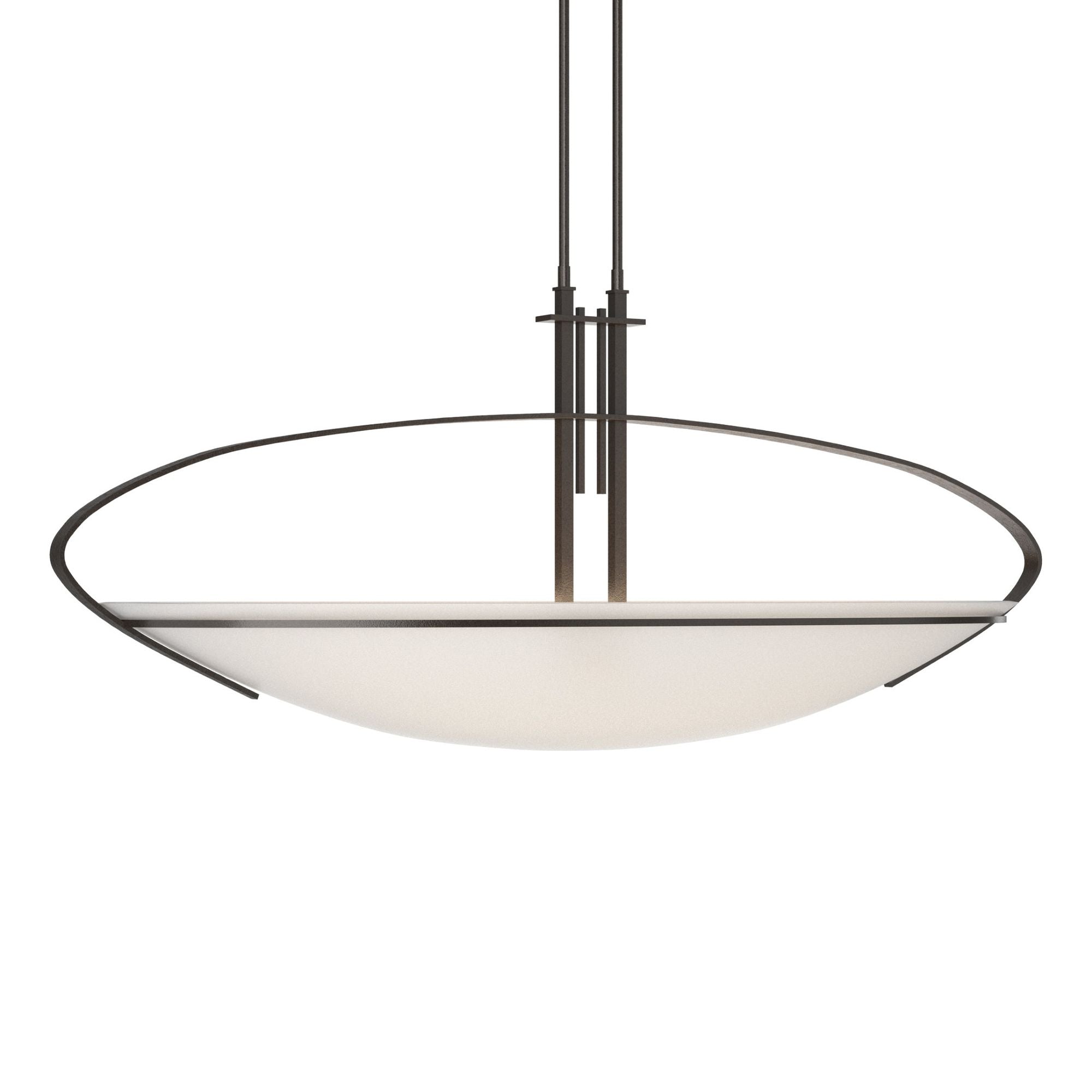 Mackintosh Large Pendant 2-Light Opal Glass (GG) in Oil Rubbed Bronze