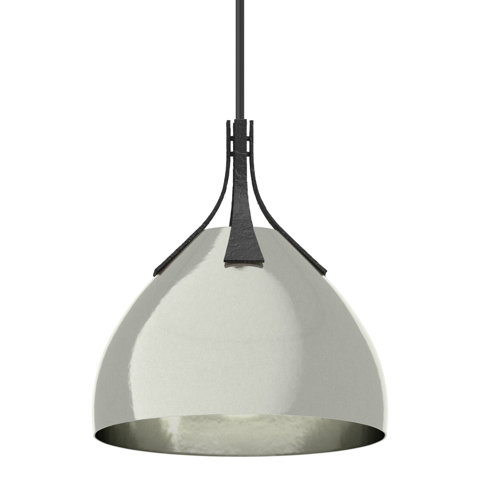 Summit Pendant 1-Light Sterling Accent in Black