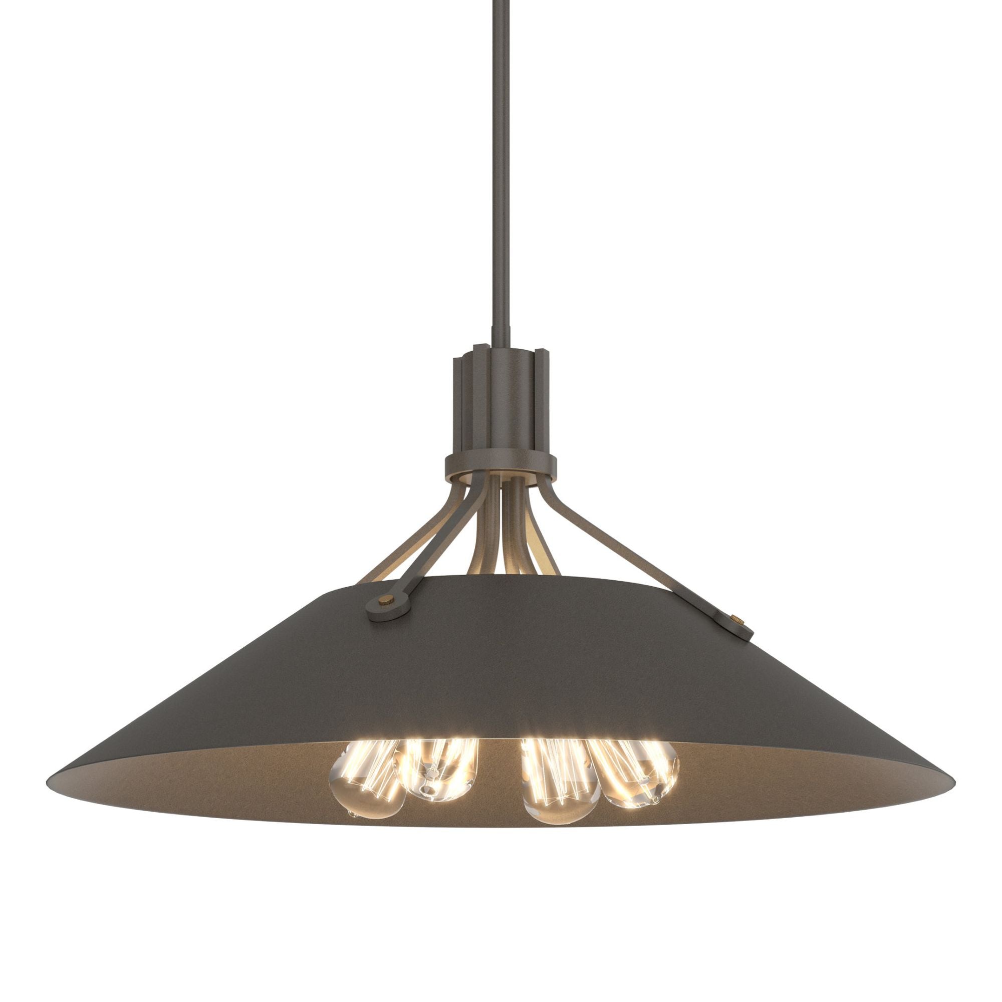 Henry Pendant 4-Light Dark Smoke Accent in Dark Smoke