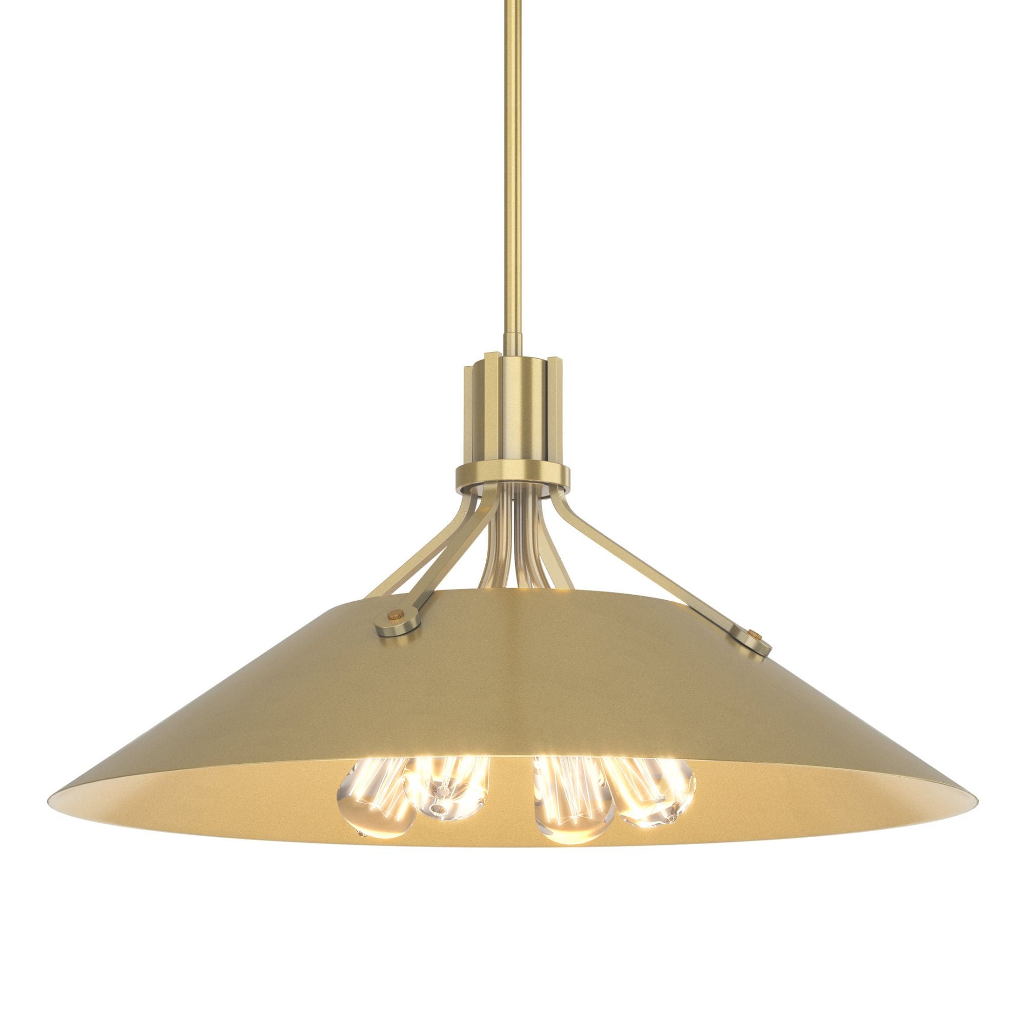 Henry Pendant 4-Light Modern Brass Accent in Modern Brass