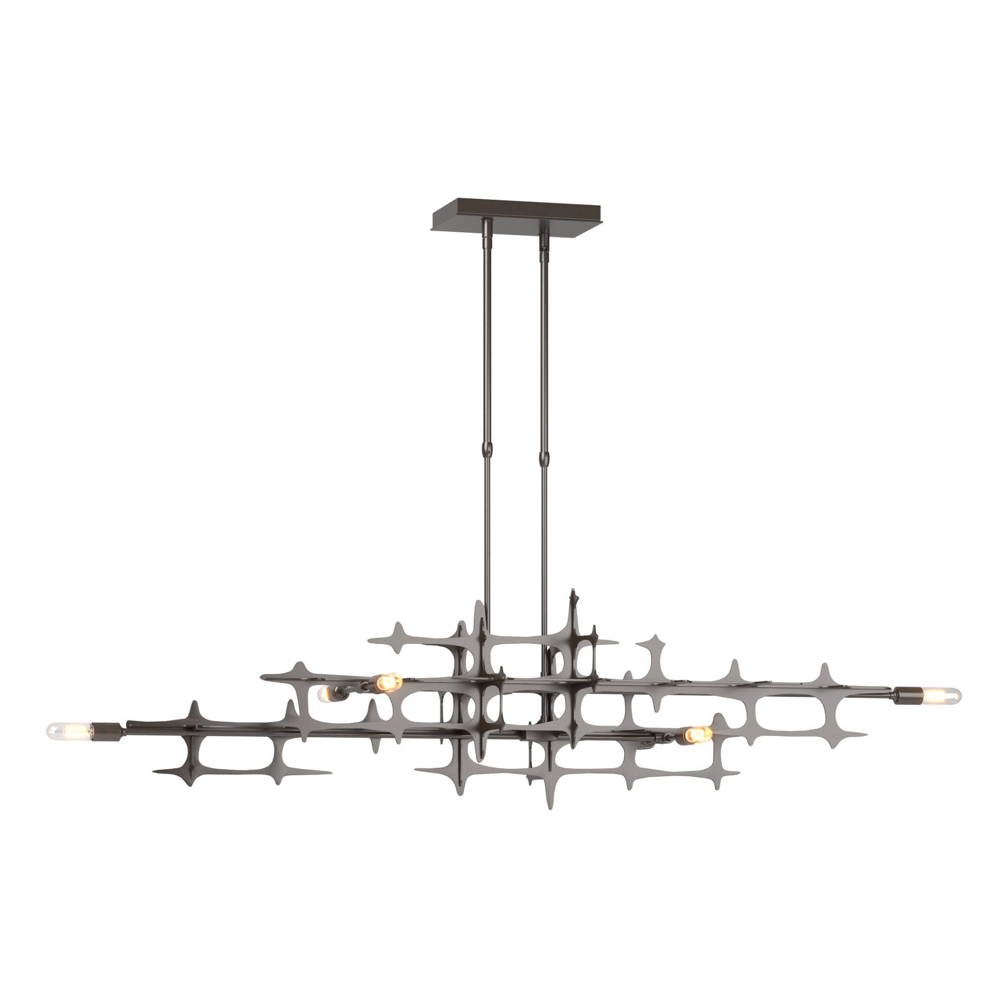 Grid Pendant 6-Light in Oil Rubbed Bronze