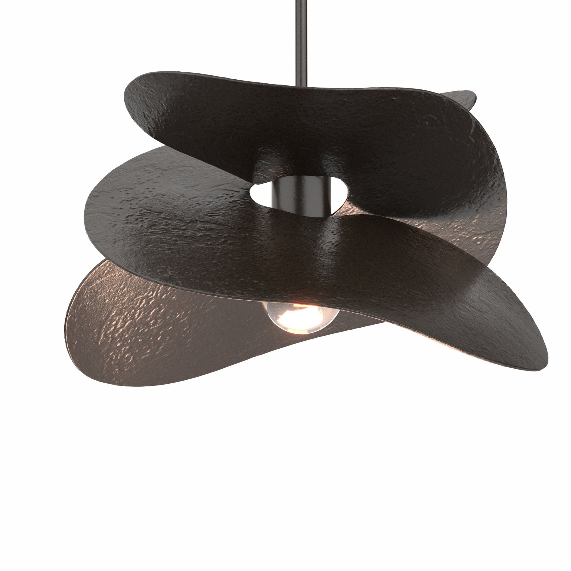 Hibiscus Small Pendant 1-Light in Oil Rubbed Bronze