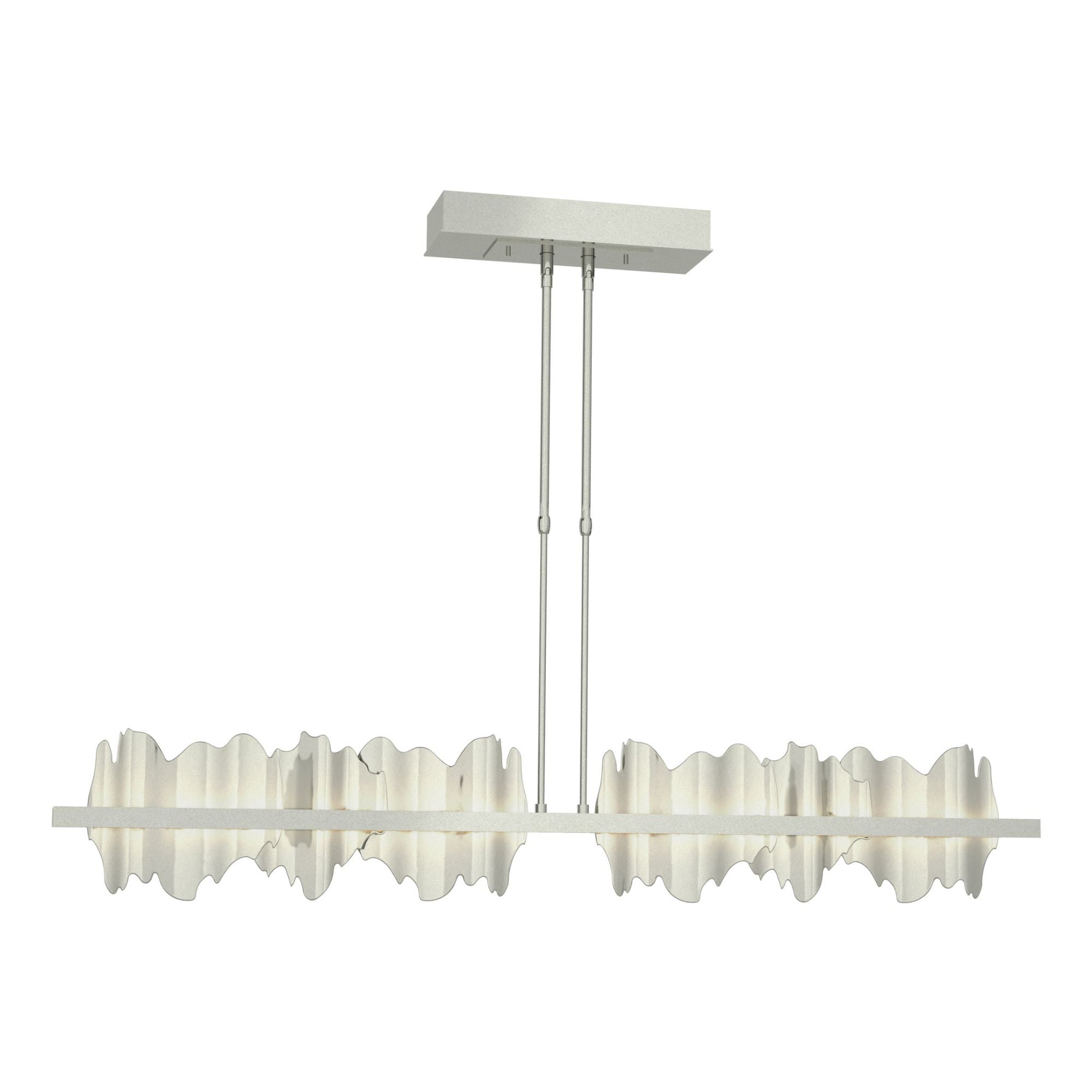 Hildene Large LED Pendant Sterling Accent LED in Sterling