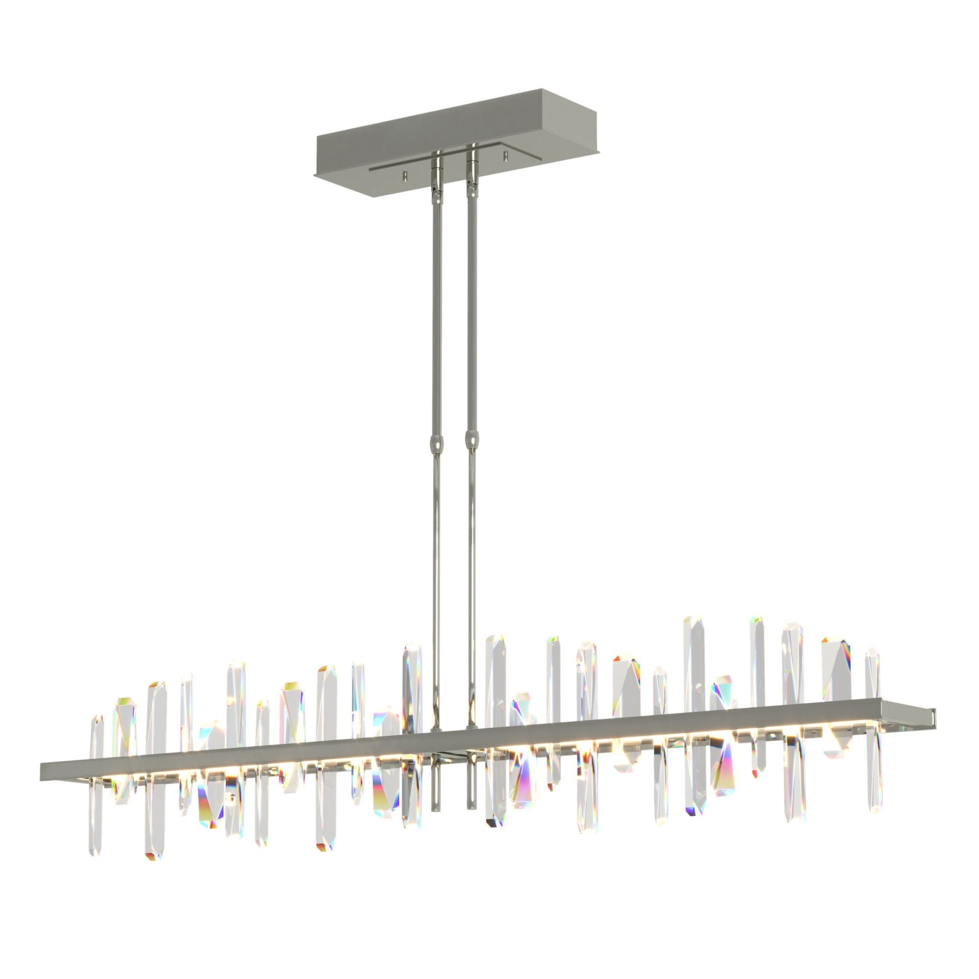 Solitude Large LED Pendant Crystal LED in Sterling