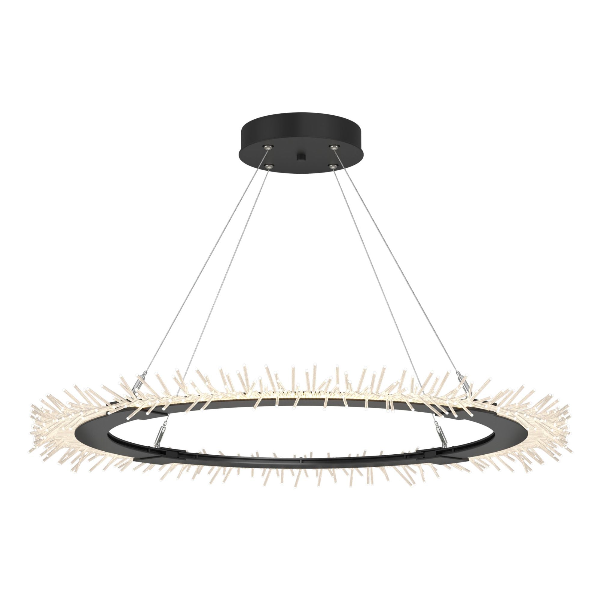 Anemone Circular LED Pendant LED in Black