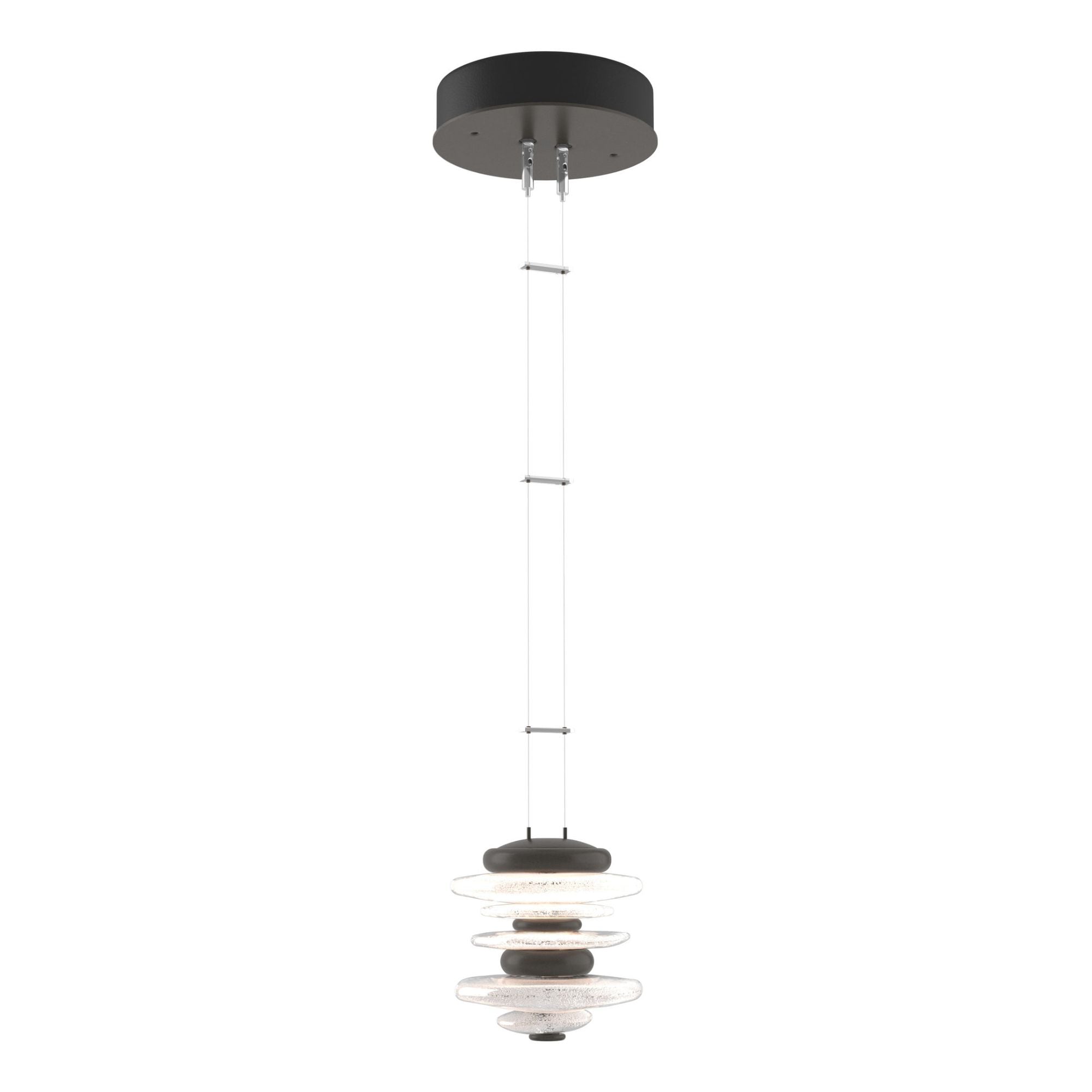 Cairn Mini Pendant LED in Dark Smoke