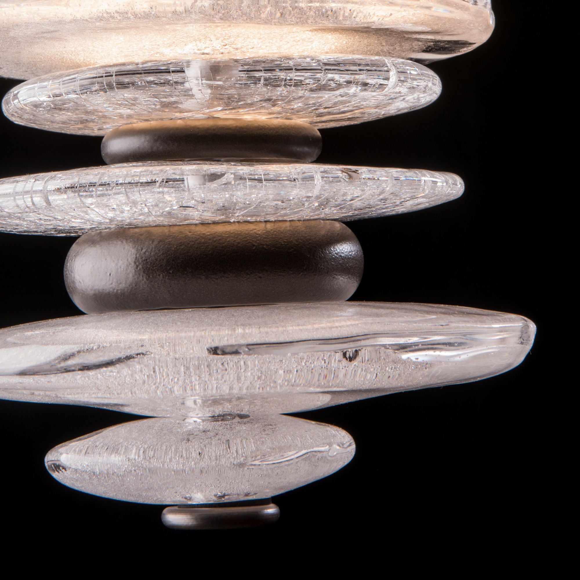 Cairn Large Mini Pendant LED in Dark Smoke