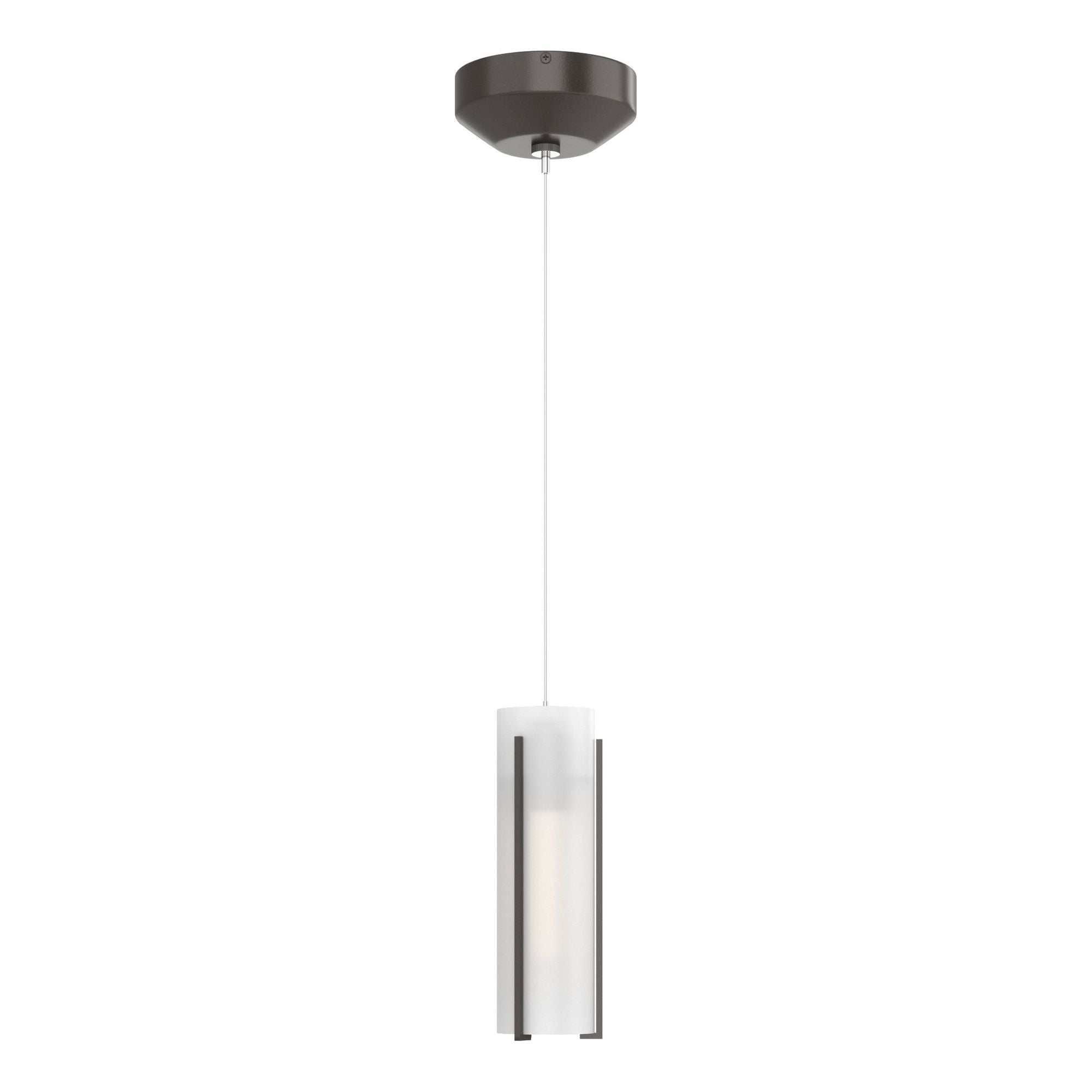 Exos Opal Glass Low Voltage Mini Pendant 1-Light Opal Glass (GG) in Oil Rubbed Bronze