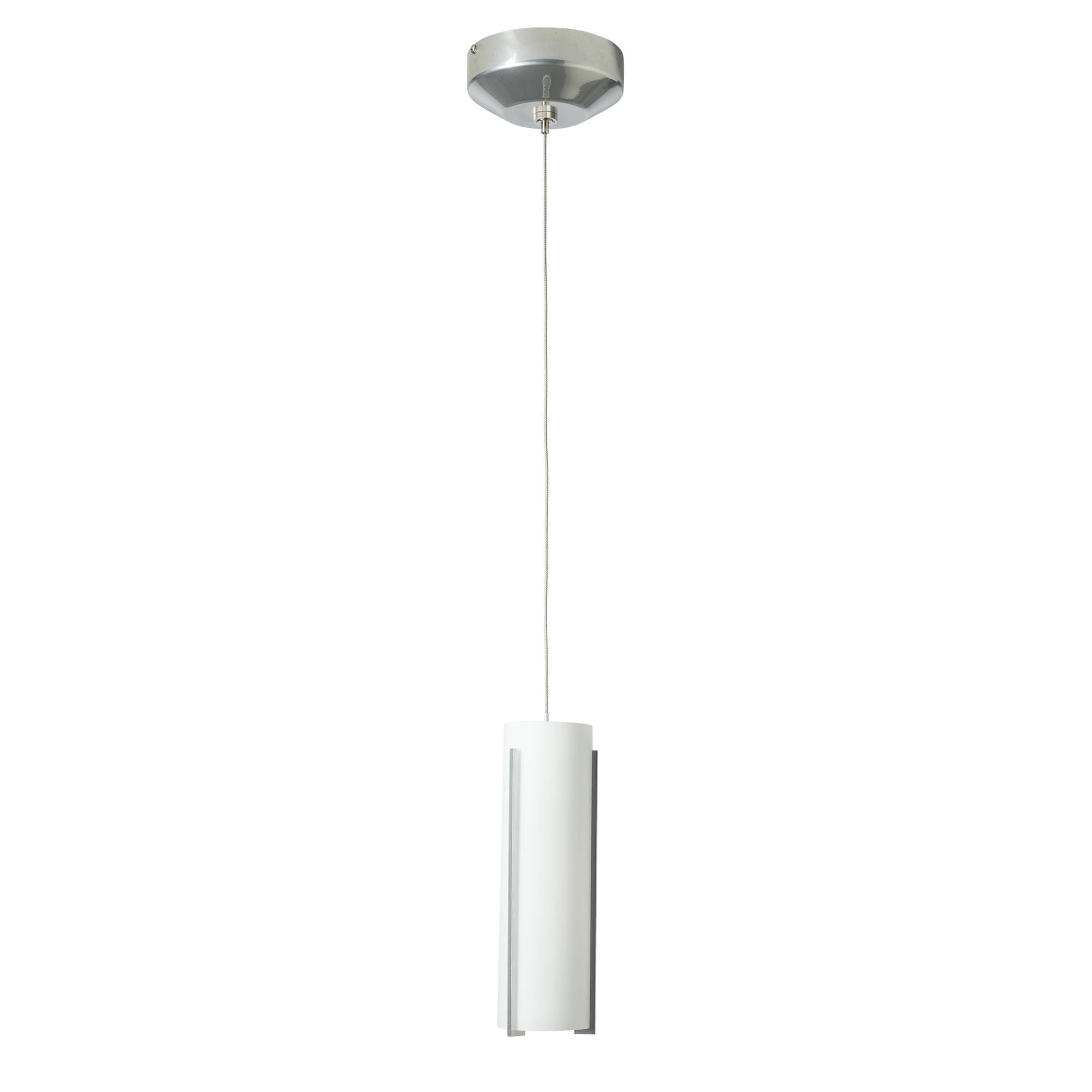 Exos Opal Glass Low Voltage Mini Pendant 1-Light Opal Glass (GG) in Sterling