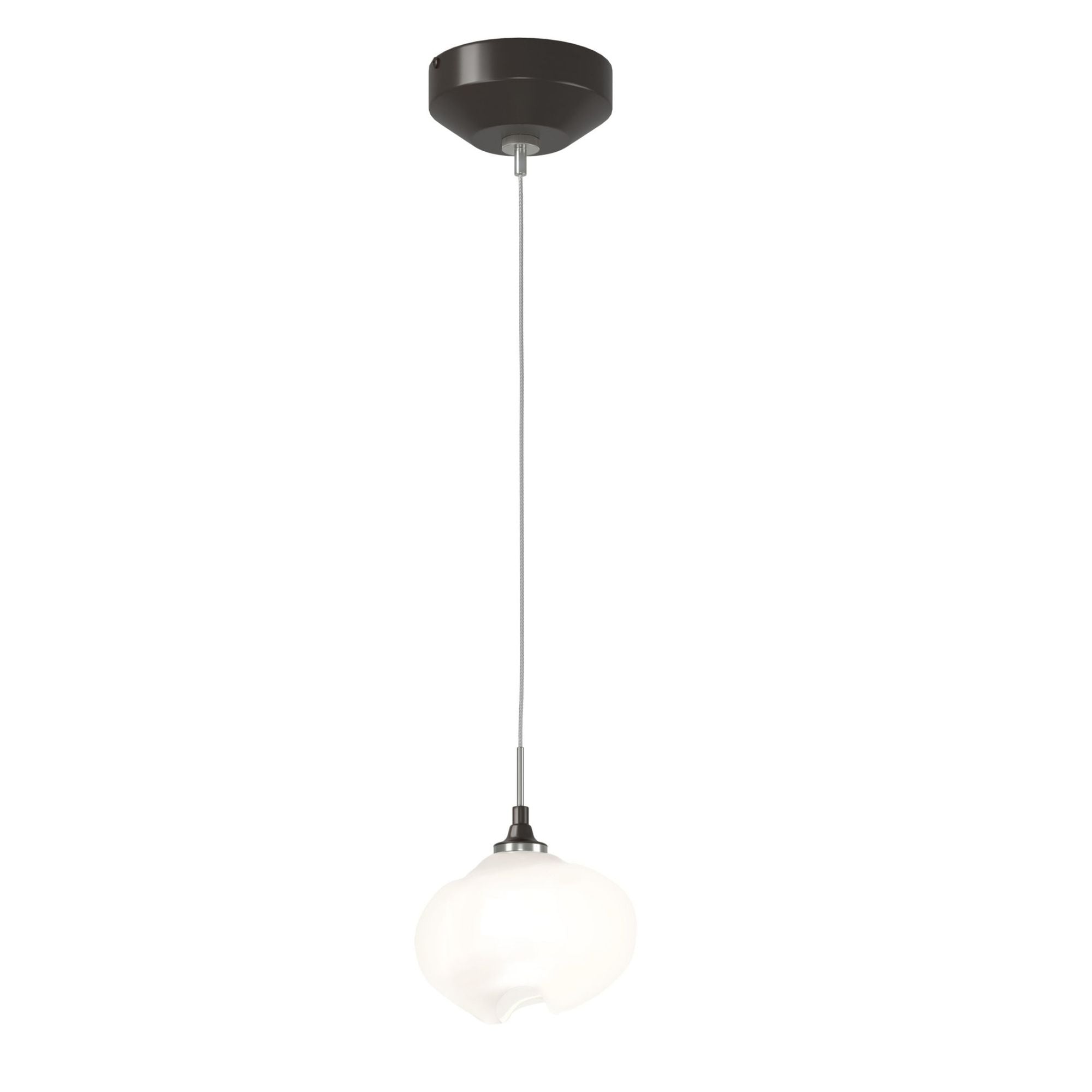 Ume Low Voltage Mini Pendant 1-Light Frosted Glass (FD) in Oil Rubbed Bronze