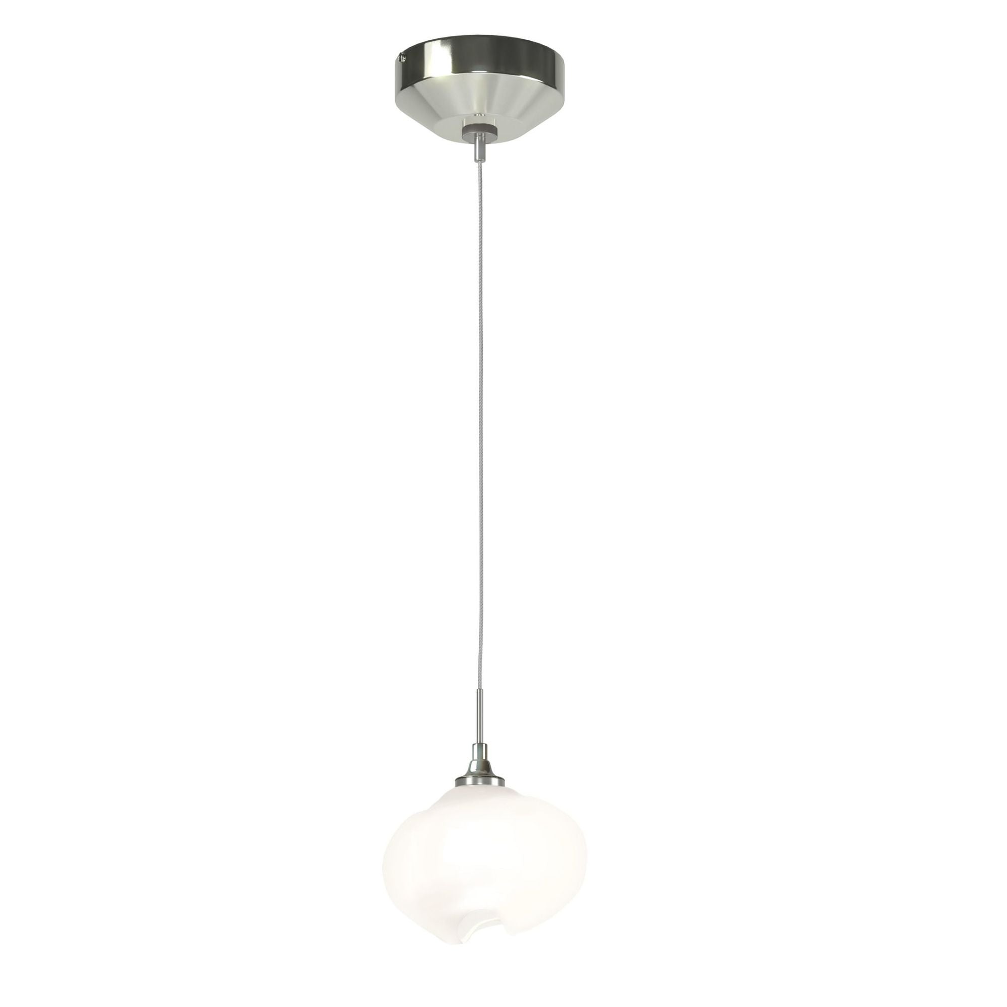 Ume Low Voltage Mini Pendant 1-Light Frosted Glass (FD) in Sterling
