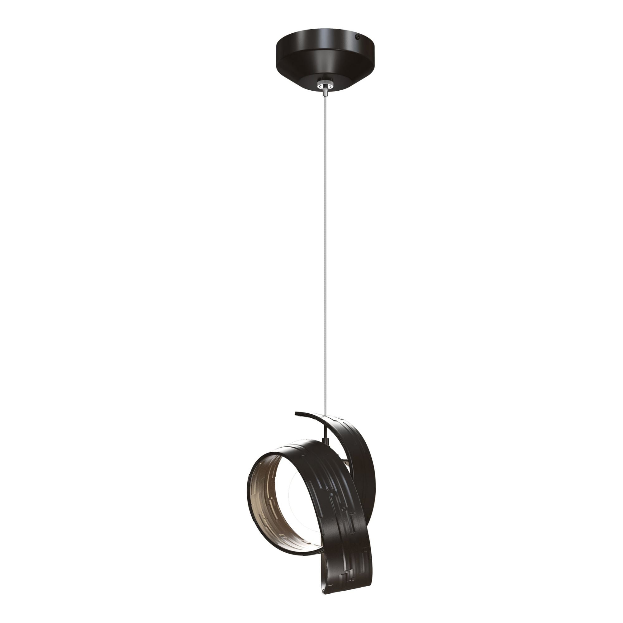 Riza Low Voltage Mini Pendant 1-Light Opal Glass (GG) in Oil Rubbed Bronze