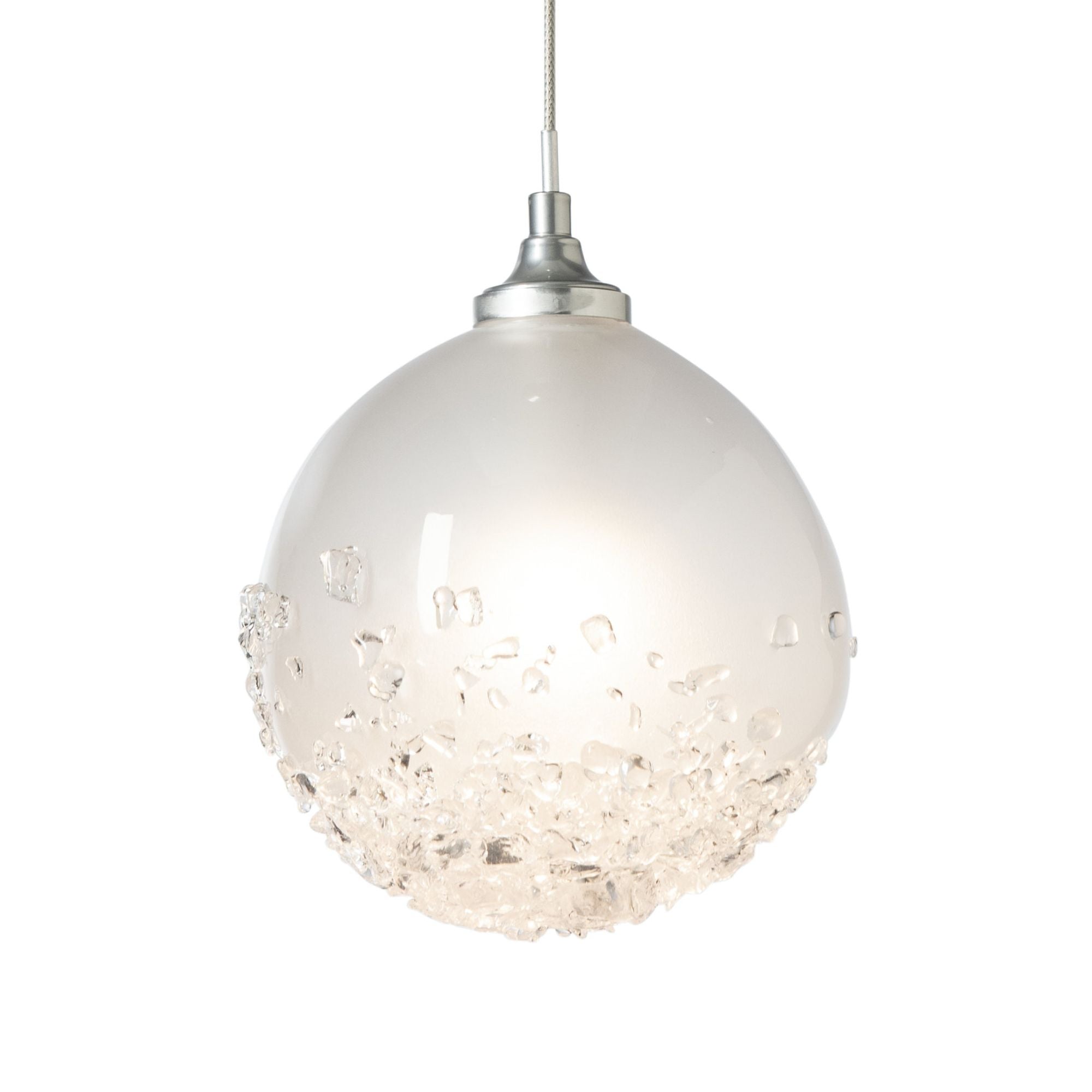 Fritz Globe 1-Light Mini Pendant 1-Light Frosted Glass (FD) in Sterling