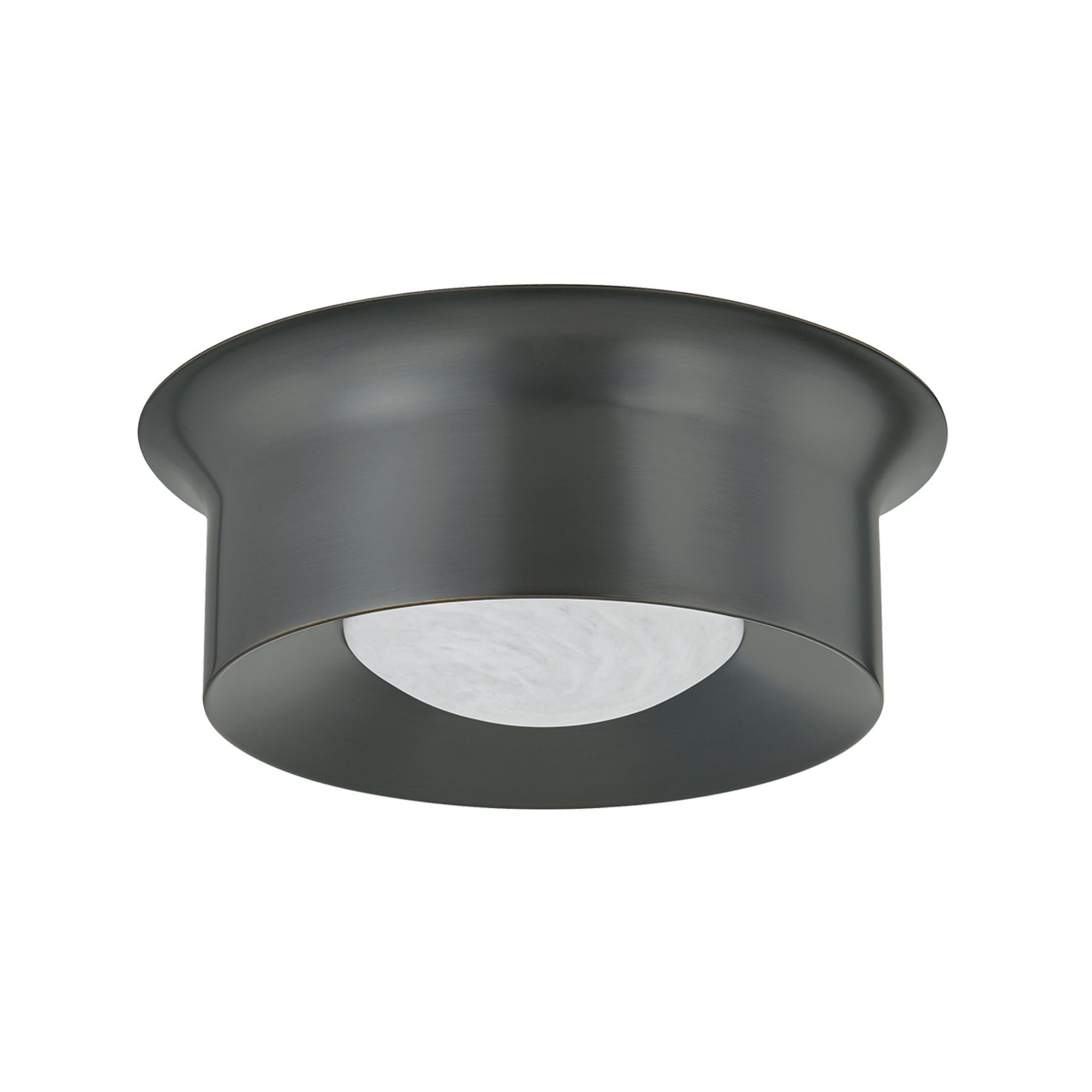 Noxon 1-Light Flush Mount in Distressed Bronze 13.75L x 13.75W x 5H