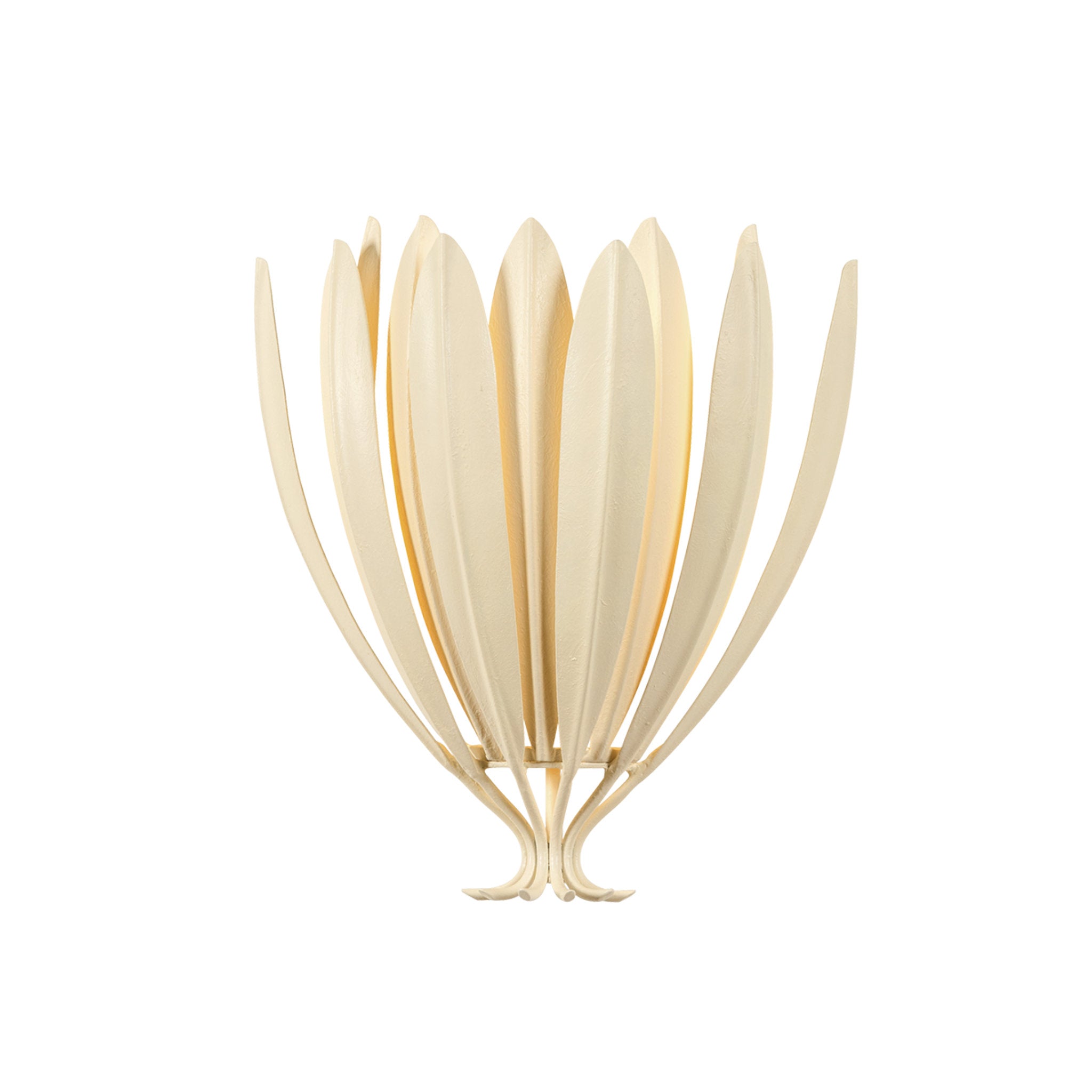 Whitfield 1-Light Wall Sconce in Cream Plaster 11.75W x 13H