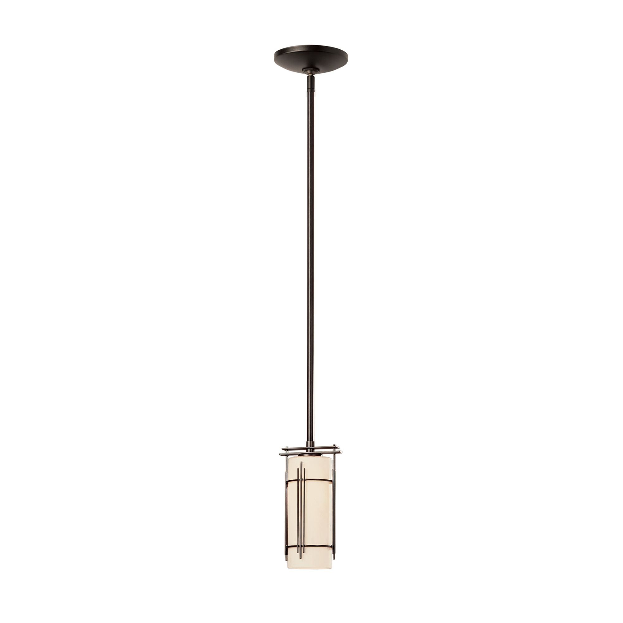 Paralline Mini Pendant 1-Light Opal Glass (GG) in Dark Smoke