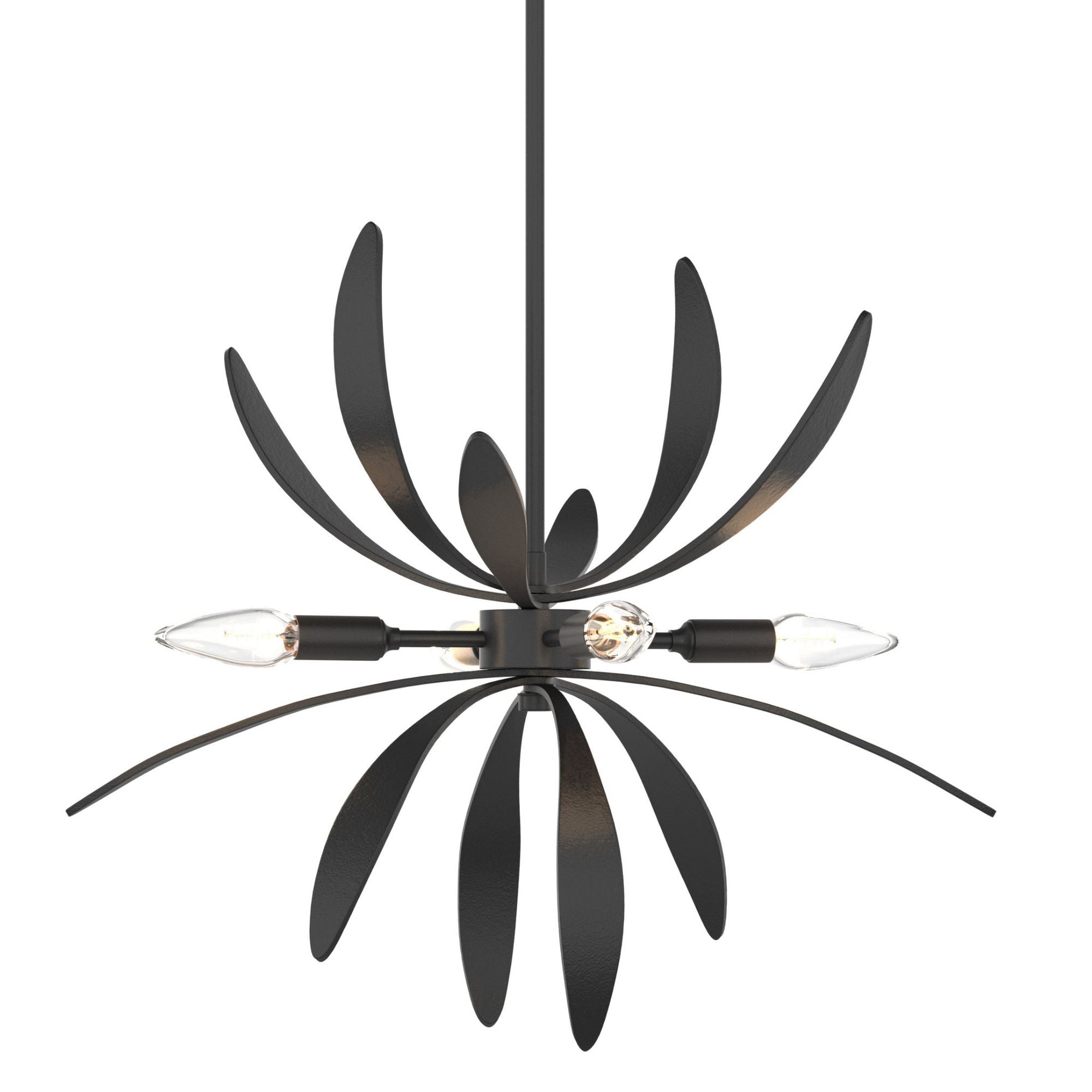 Dahlia Mini Pendant 4-Light in Black
