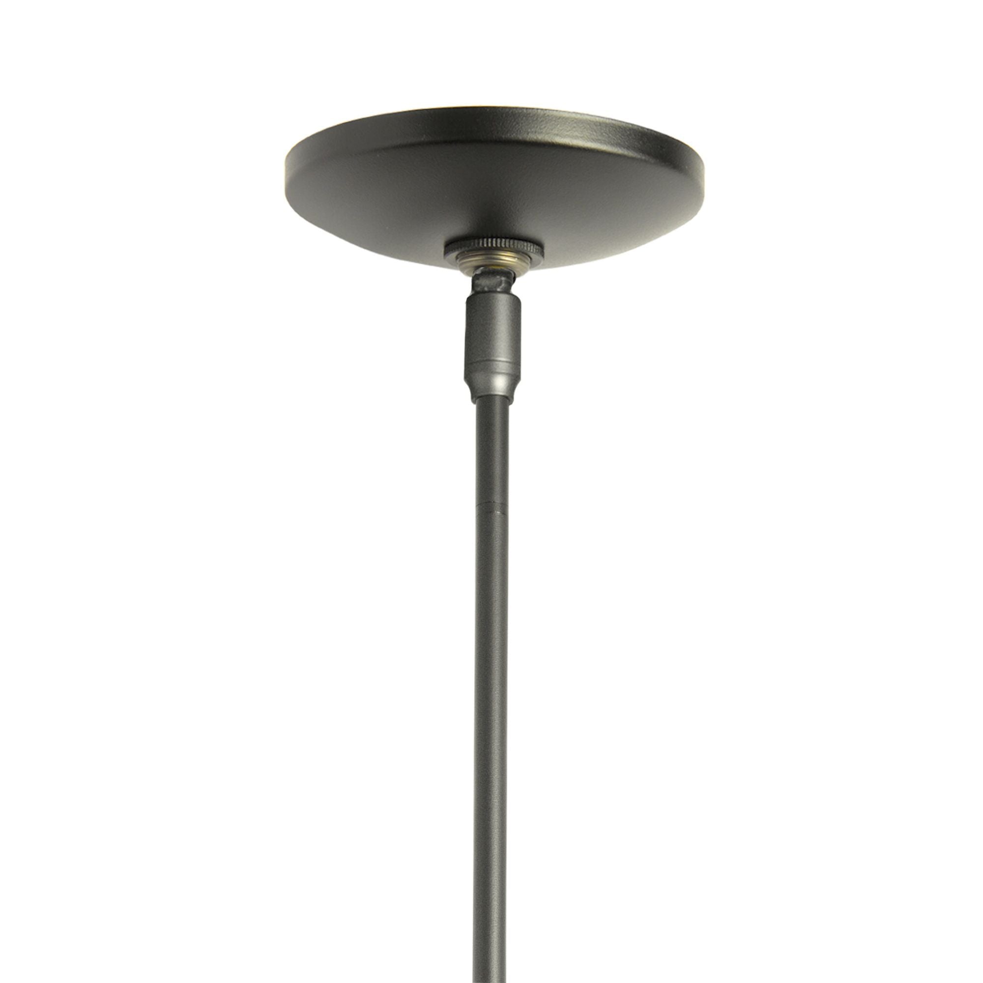 Axis Mini Pendant 1-Light Opal Glass (GG) in Dark Smoke