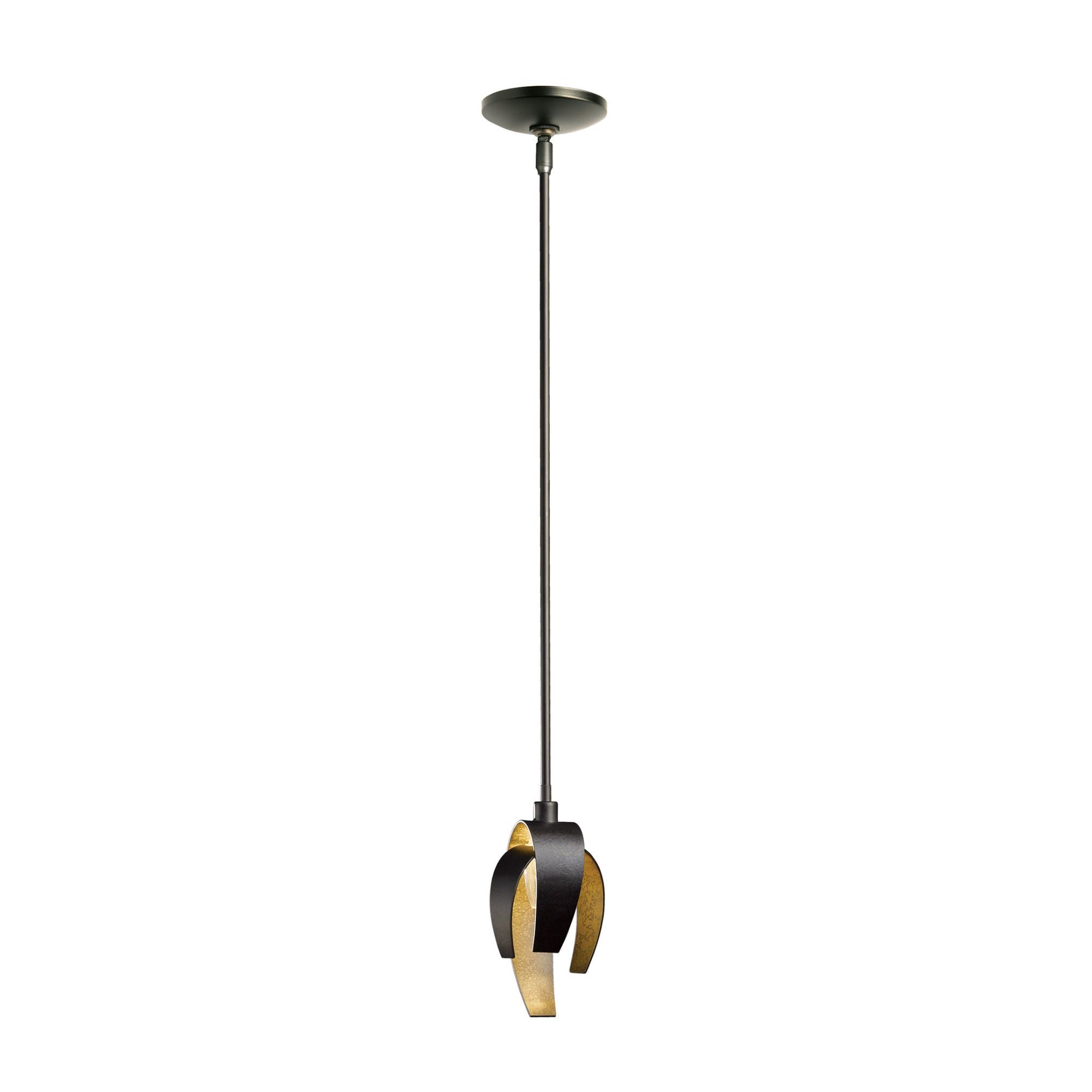 Corona Mini Pendant 1-Light in Dark Smoke