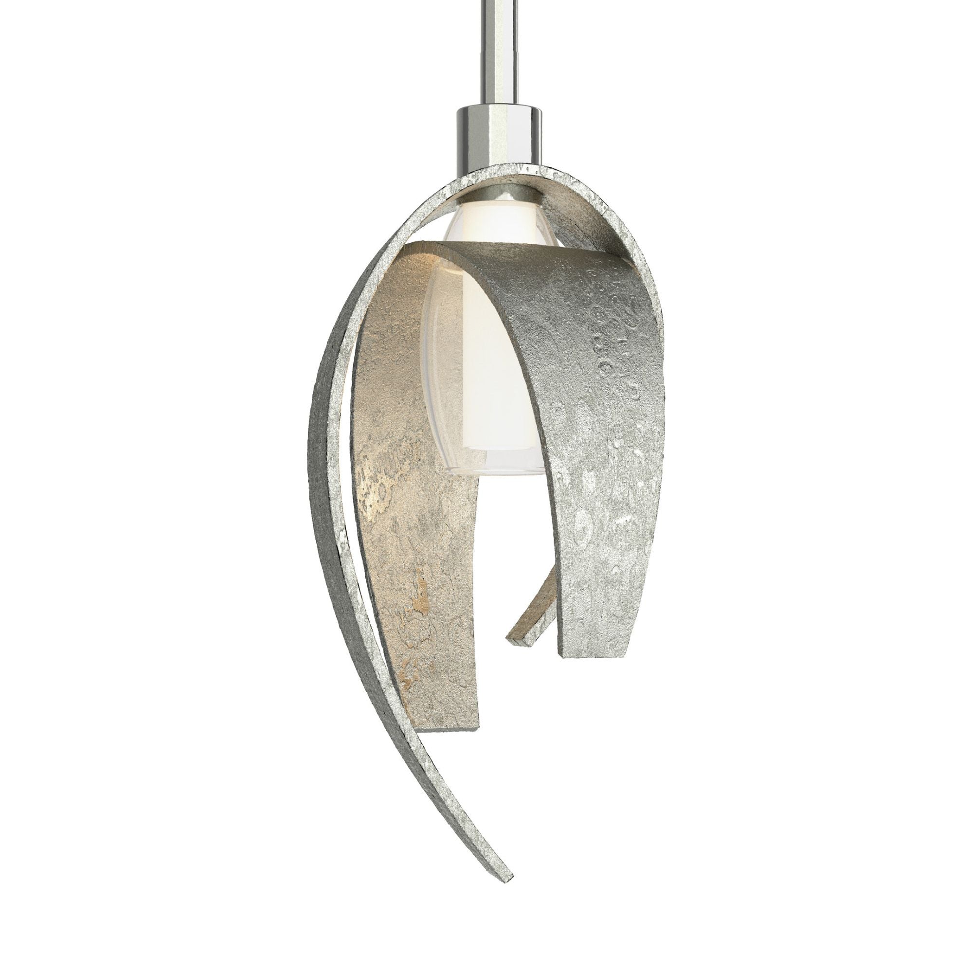 Corona Mini Pendant 1-Light in Sterling