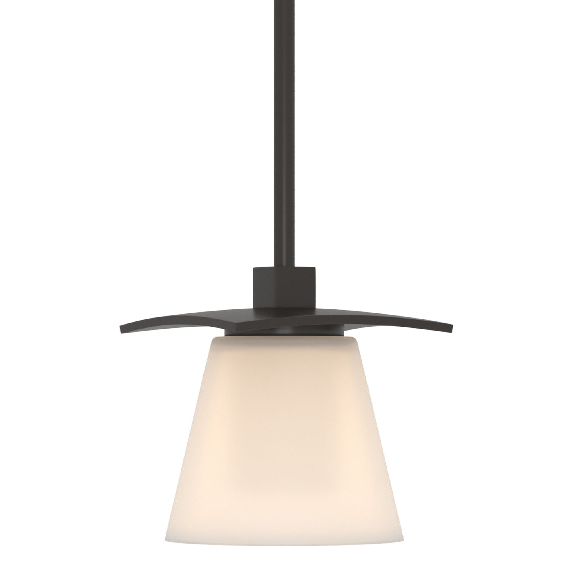 Wren Mini Pendant 1-Light Opal Glass (GG) in Oil Rubbed Bronze