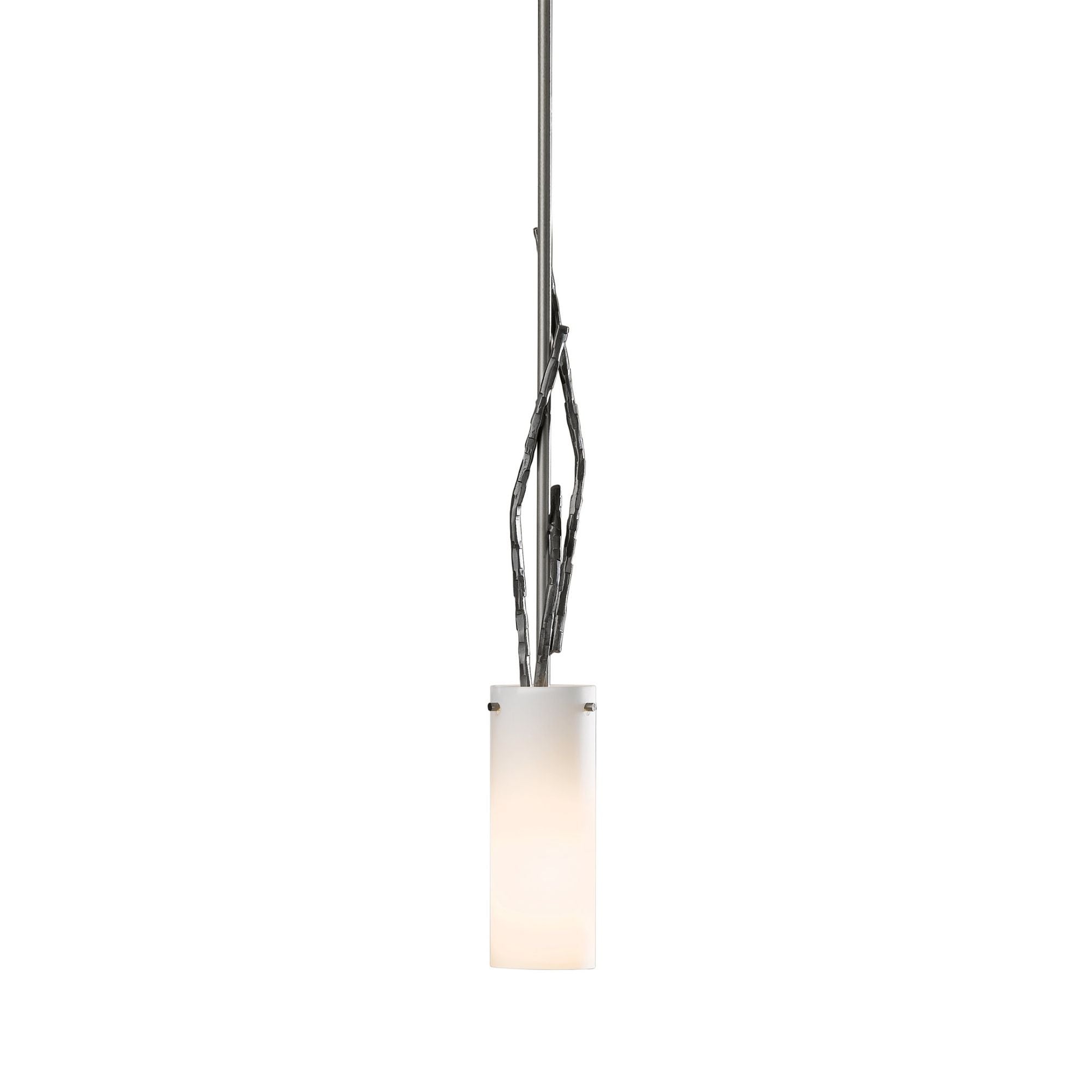 Brindille Mini Pendant 1-Light Opal Glass (GG) in Dark Smoke