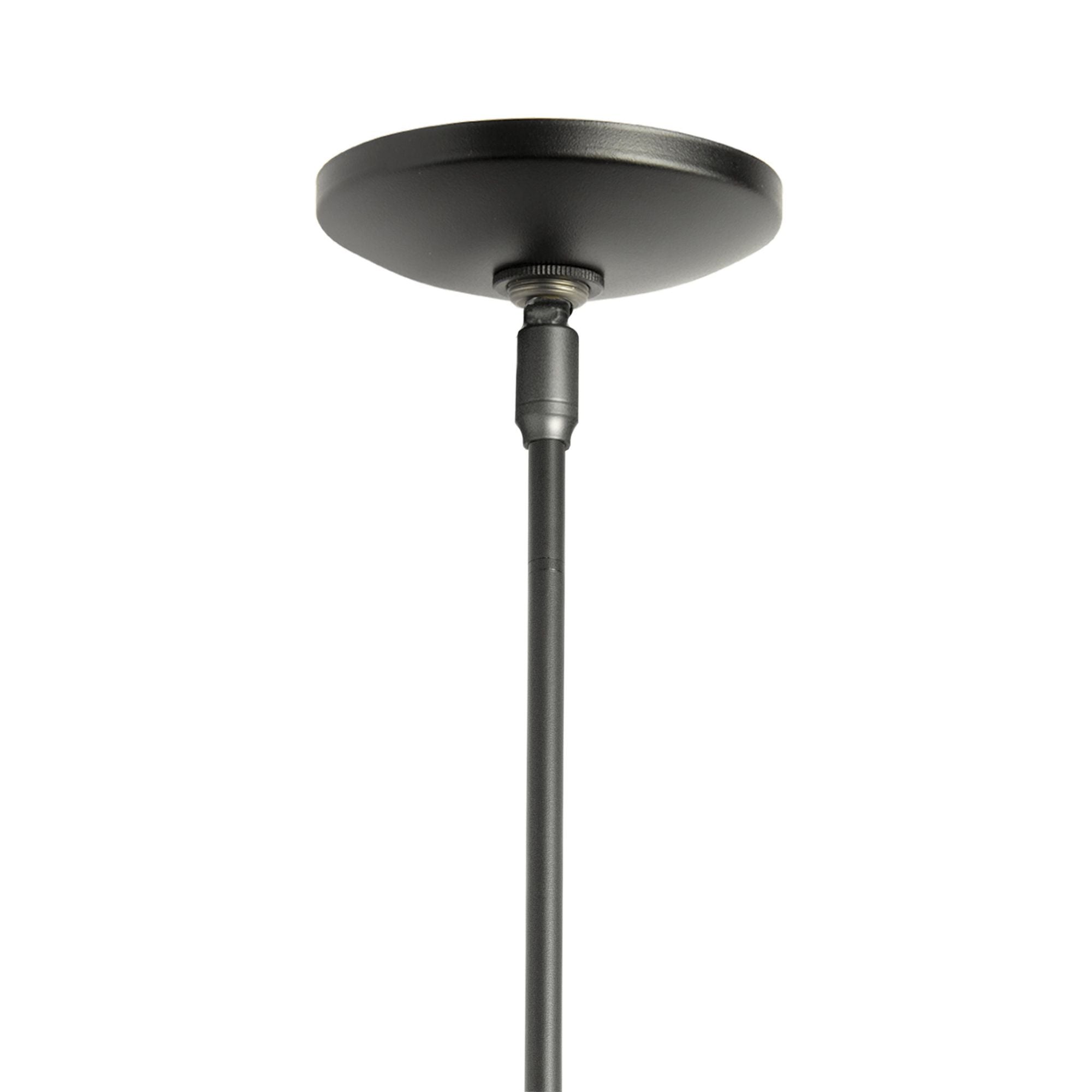 Apparatus Mini Pendant 1-Light Clear Glass (ZM) in Dark Smoke