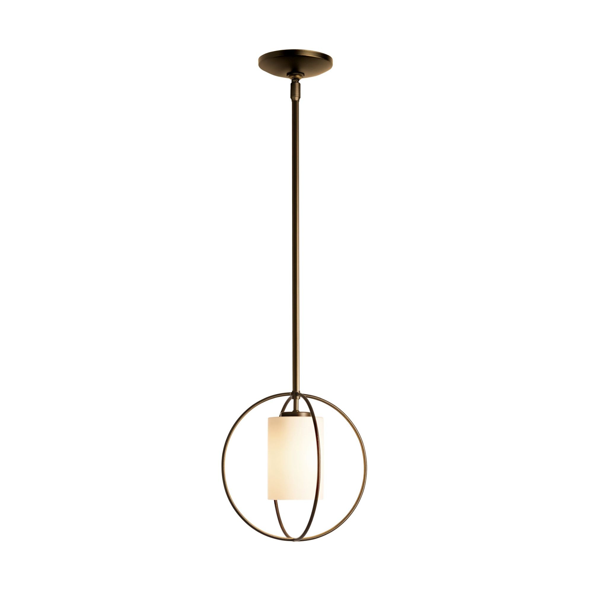Rhythm Mini Pendant 1-Light Opal Glass (GG) in Dark Smoke