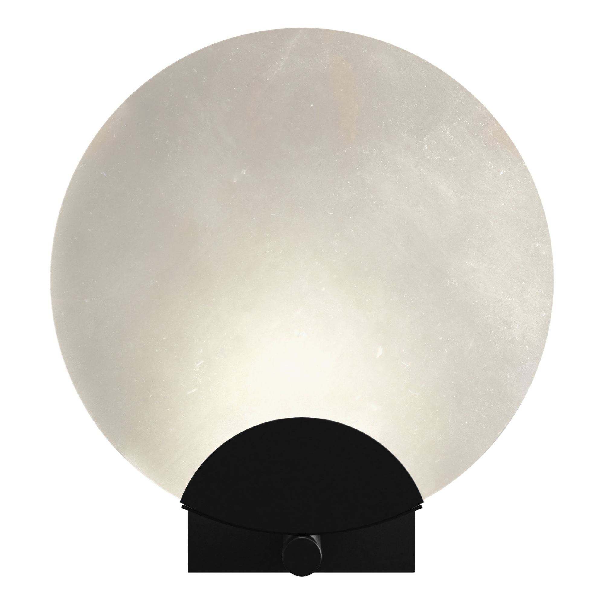 Callisto 1-Light Sconce 1-Light Alabaster in Black