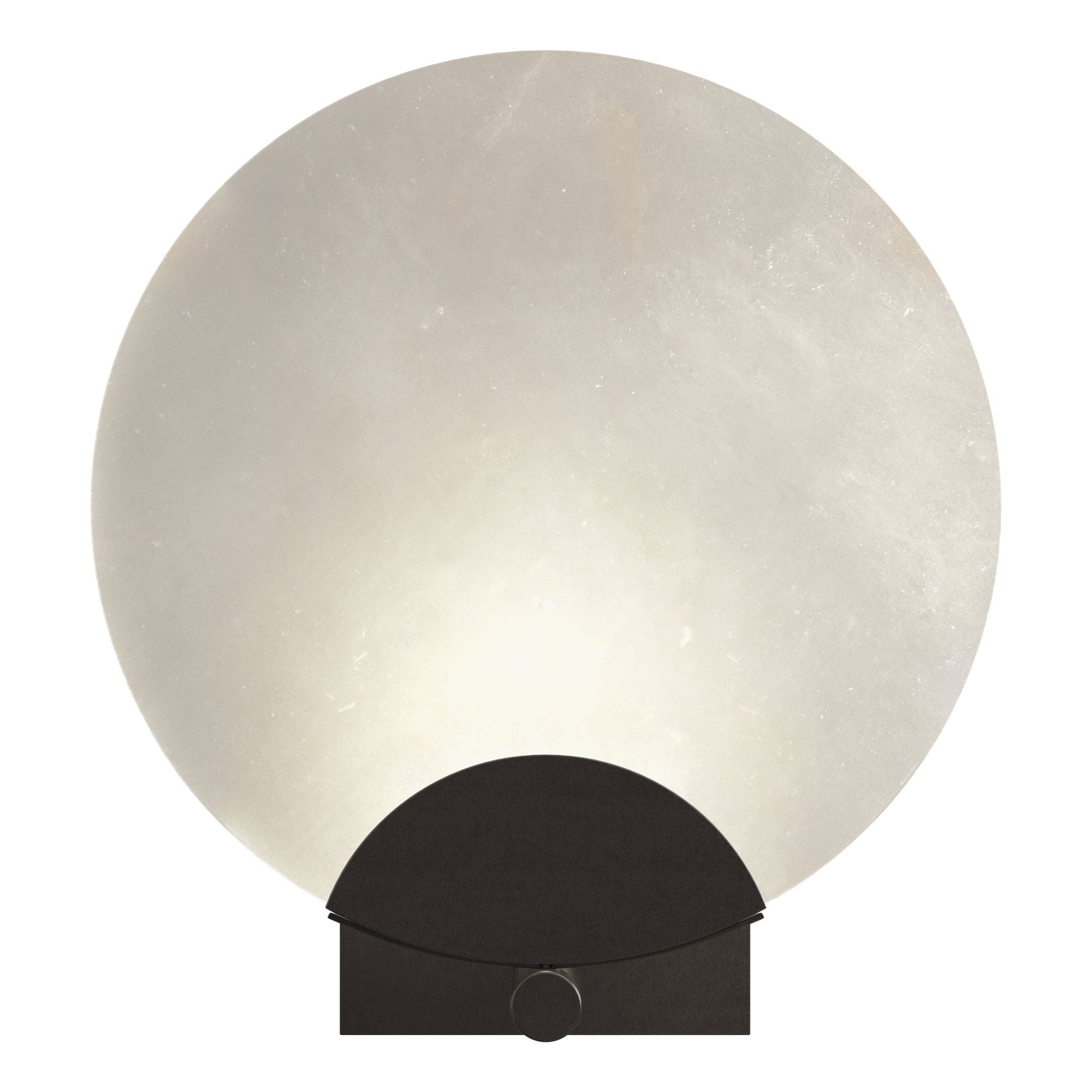 Callisto 1-Light Sconce 1-Light Alabaster in Oil Rubbed Bronze