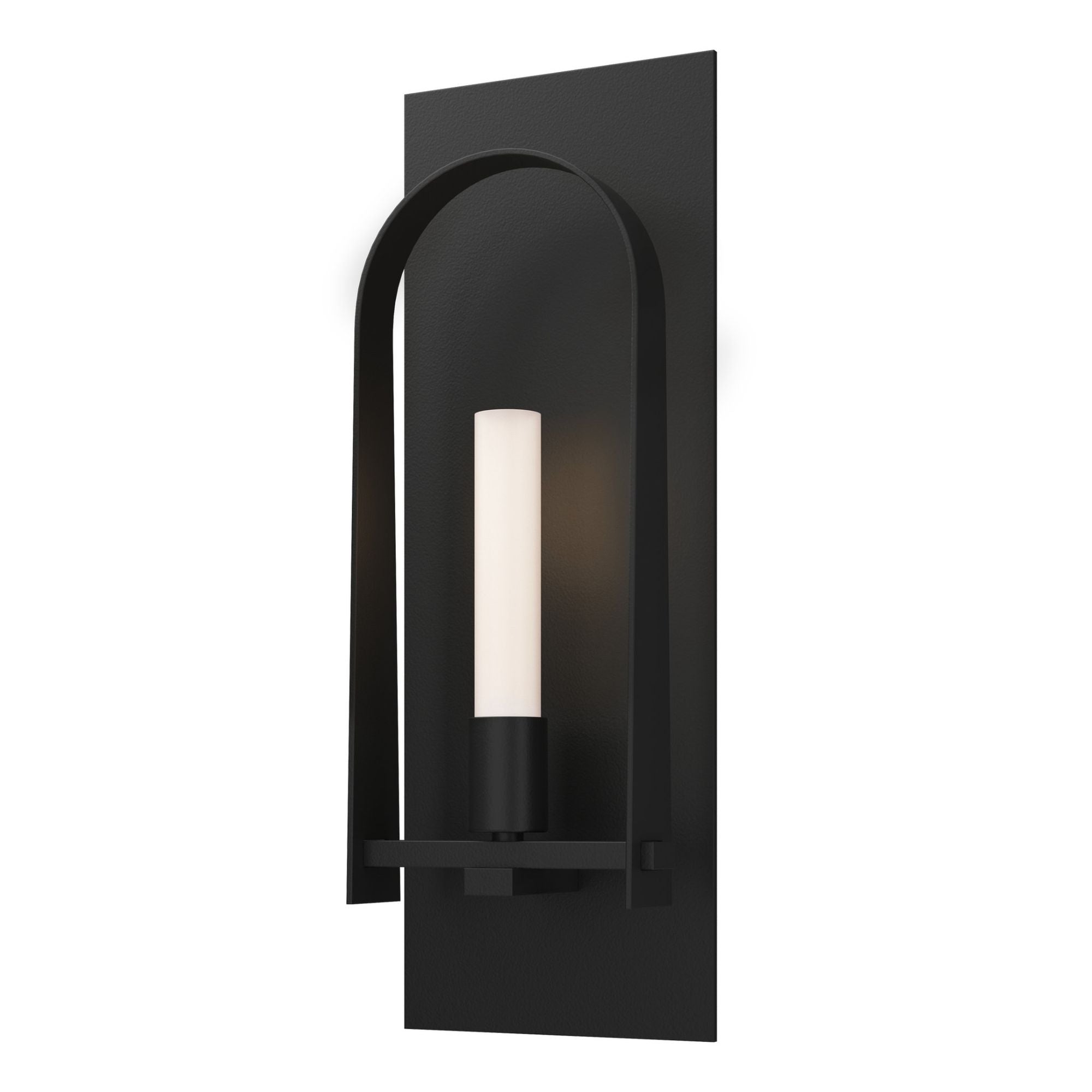 Triomphe 1-Light Sconce 1-Light Black Accent Frosted Glass (FD) in Black