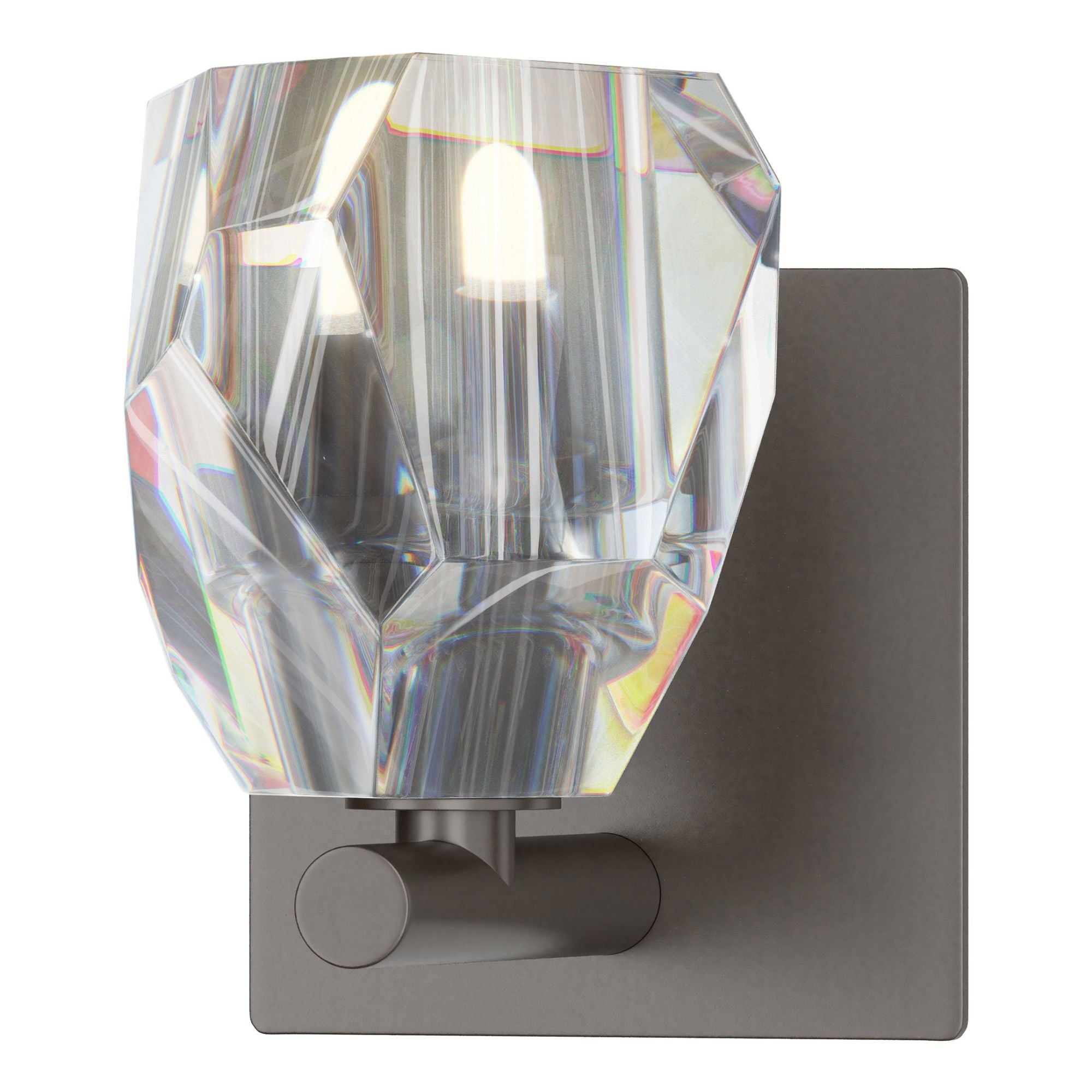 Gatsby 1-Light Bath Sconce 1-Light Crystal in Oil Rubbed Bronze